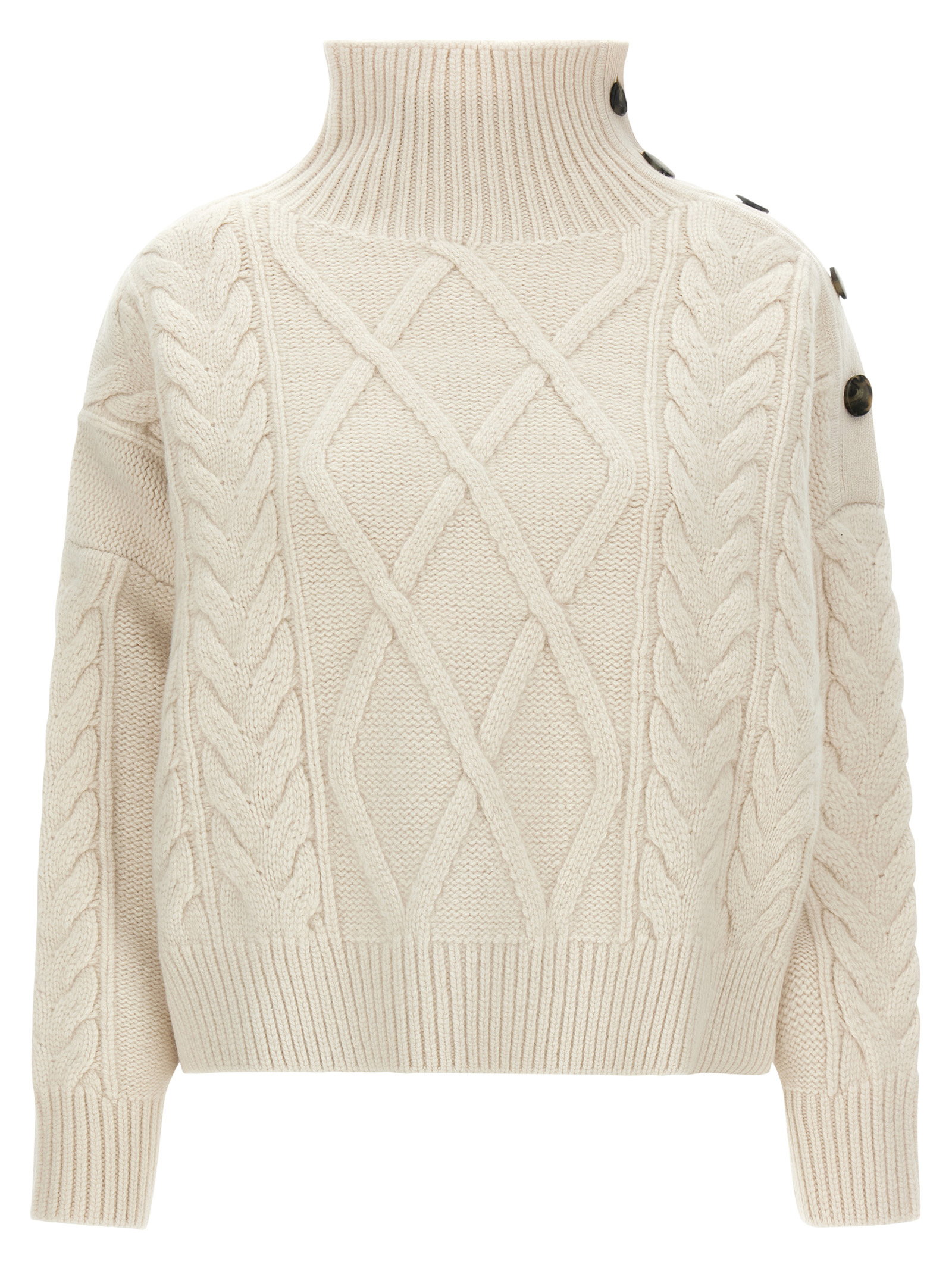 Yves Salomon Braided Sweater
