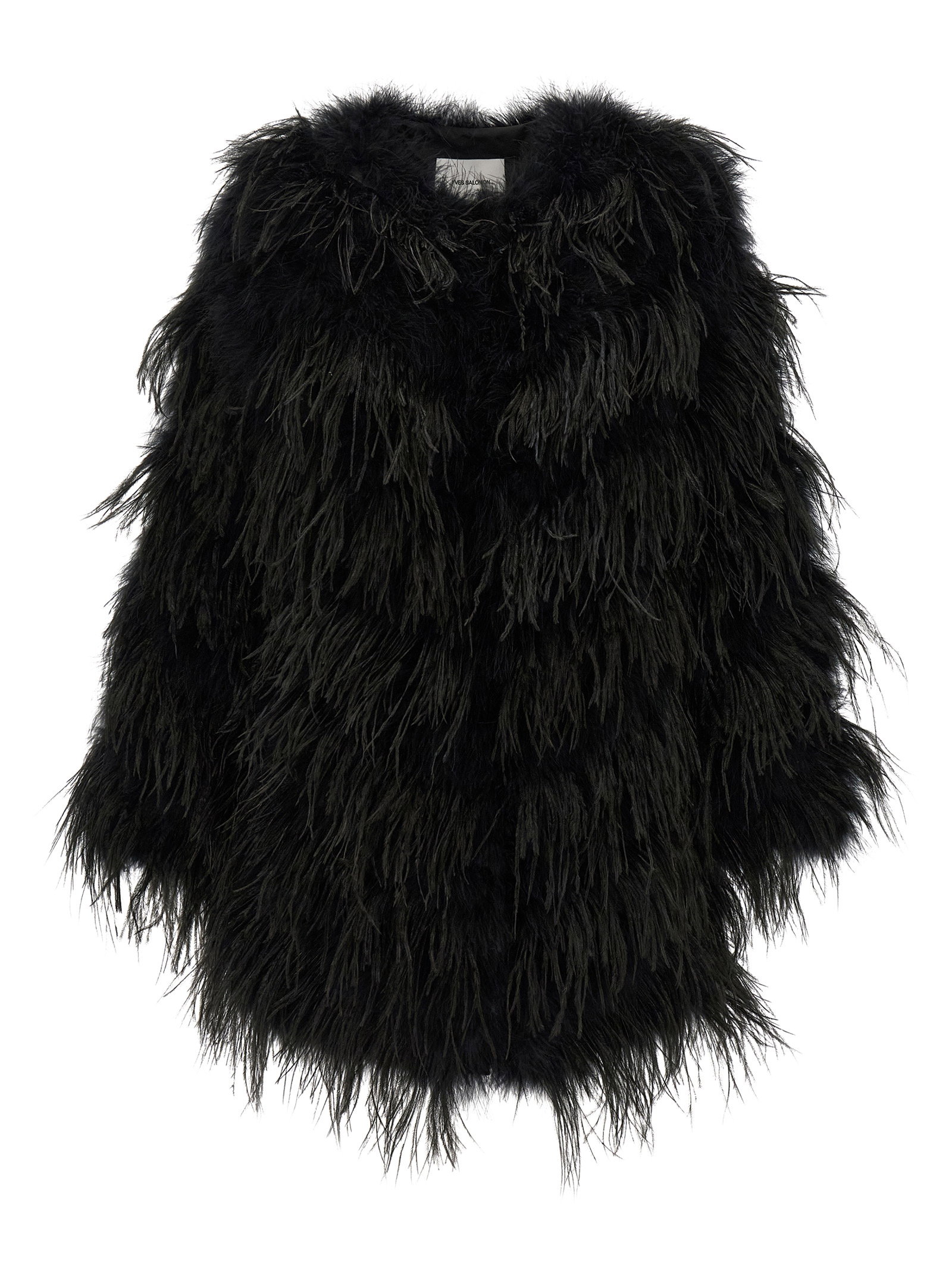 Yves Salomon Feather Caban