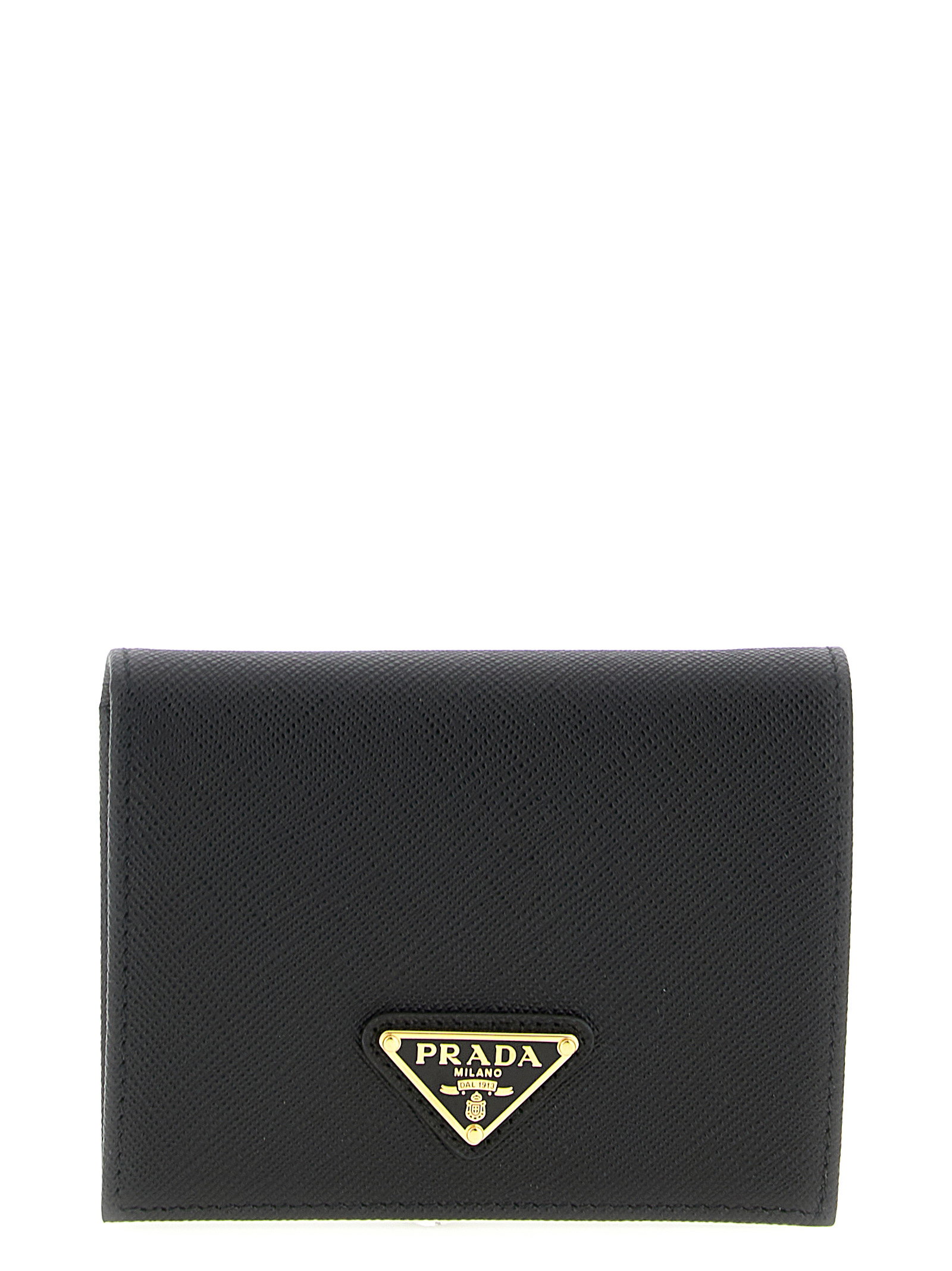 Prada Logo Leather Wallet