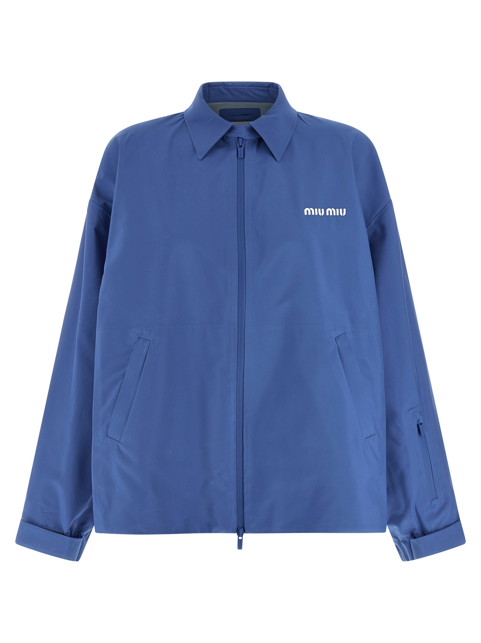 Miu Miu Tech Canvas Windbreaker
