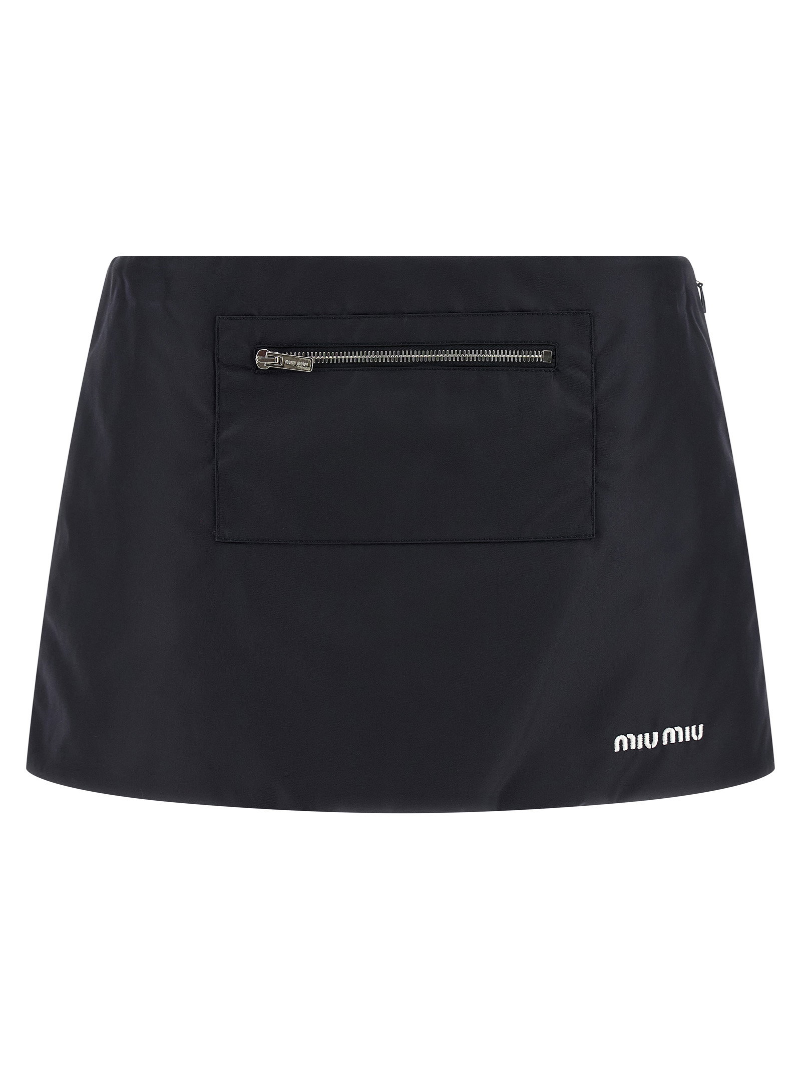 Miu Miu Nylon And Fleece Skirt