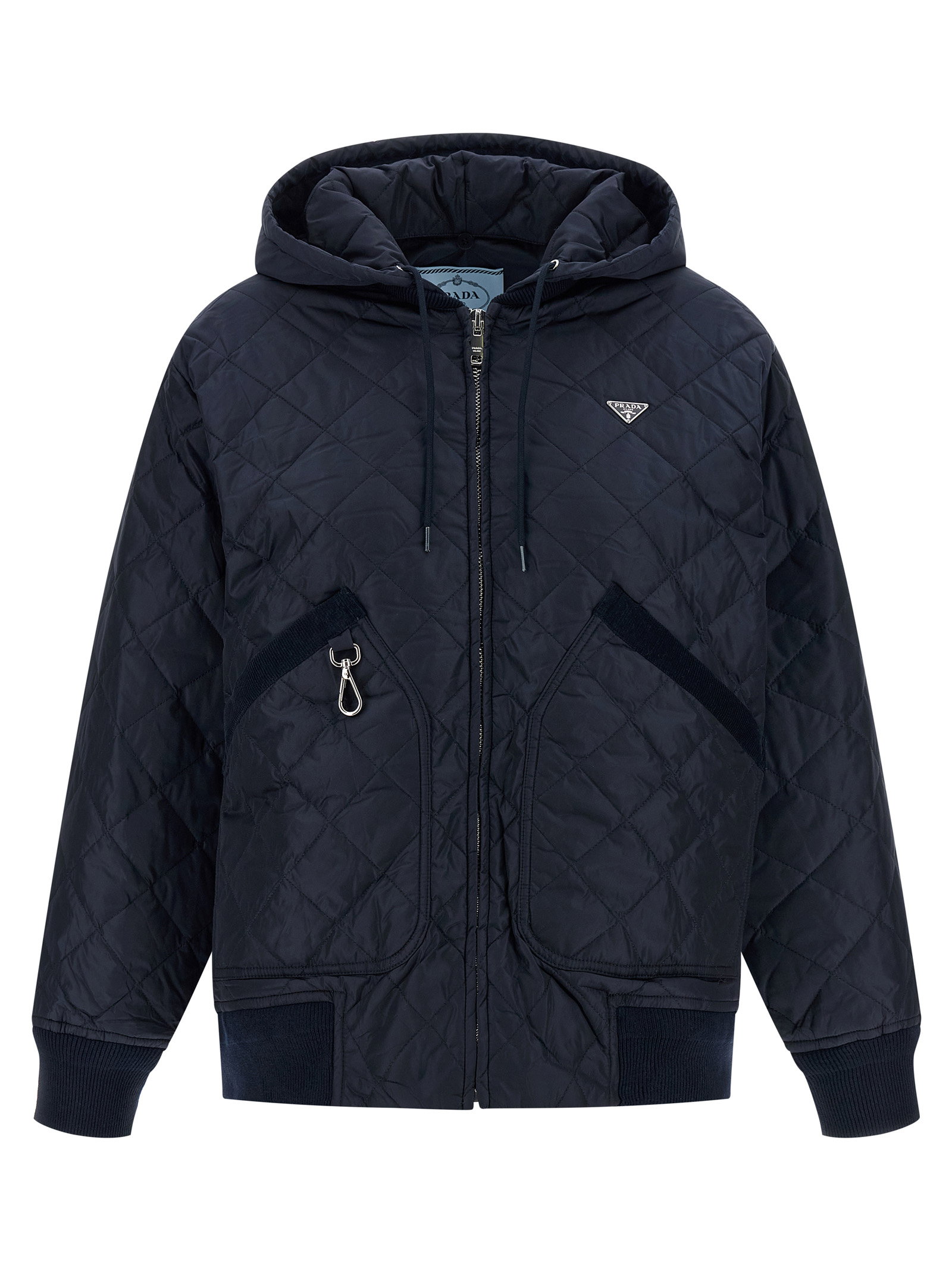 Prada Quilted Hooded Jacket