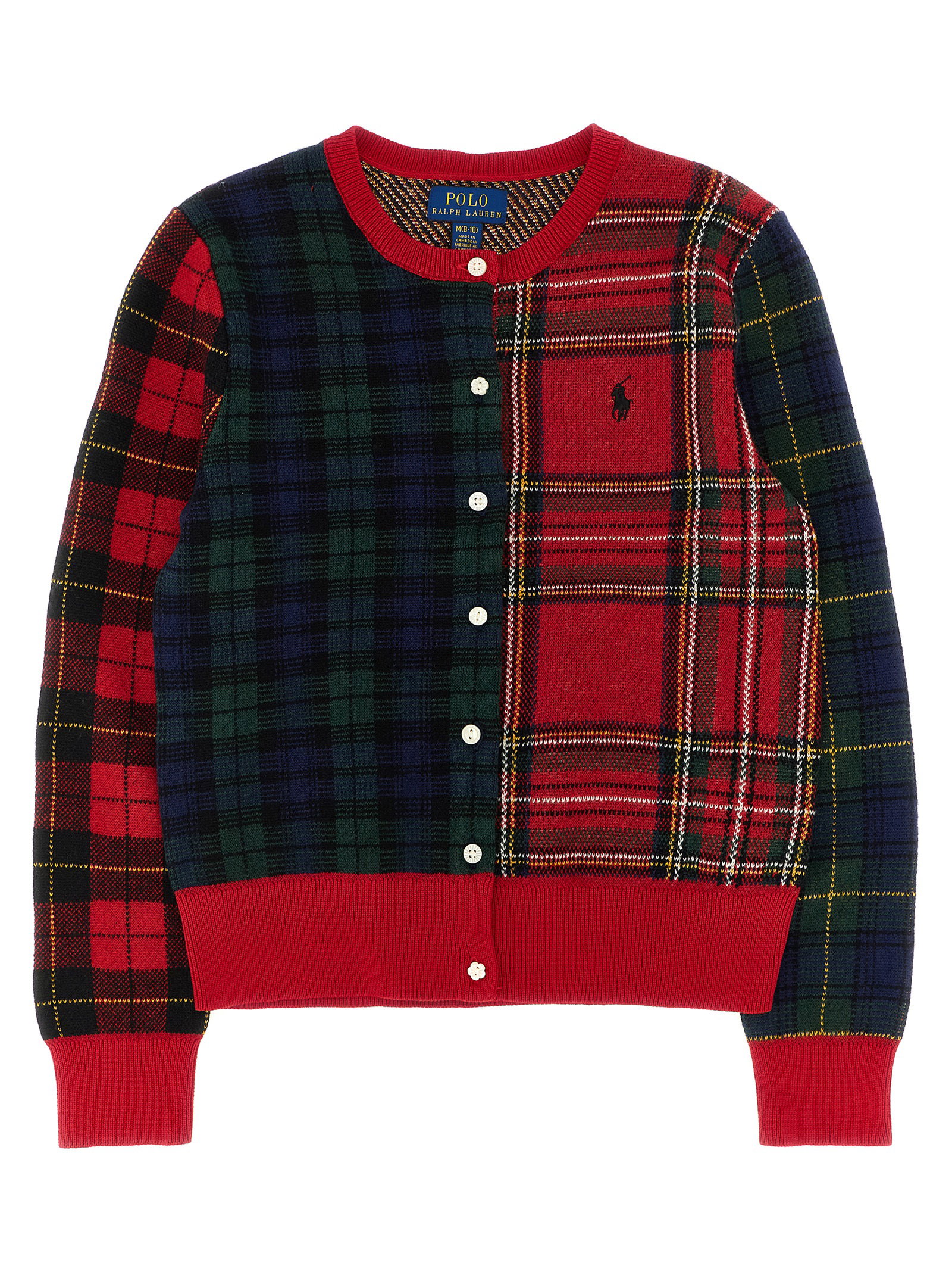 Polo Ralph Lauren Scottish Cardigan And Top Set