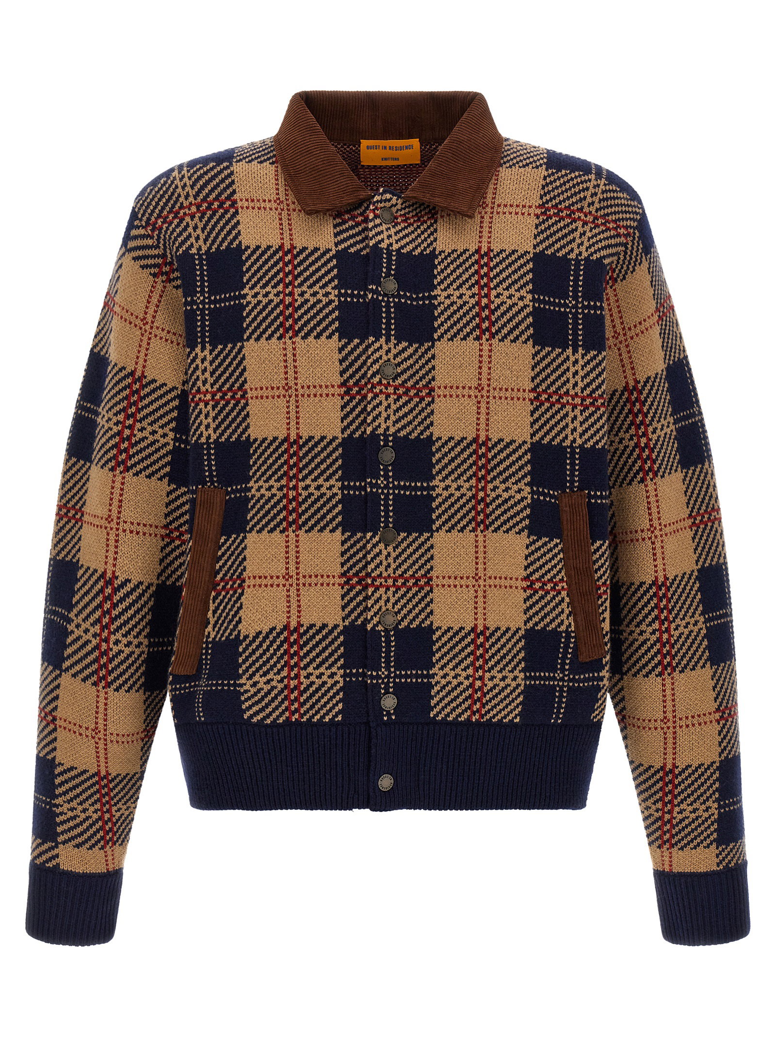 Guest In Residence Tartan Bomber Jacket