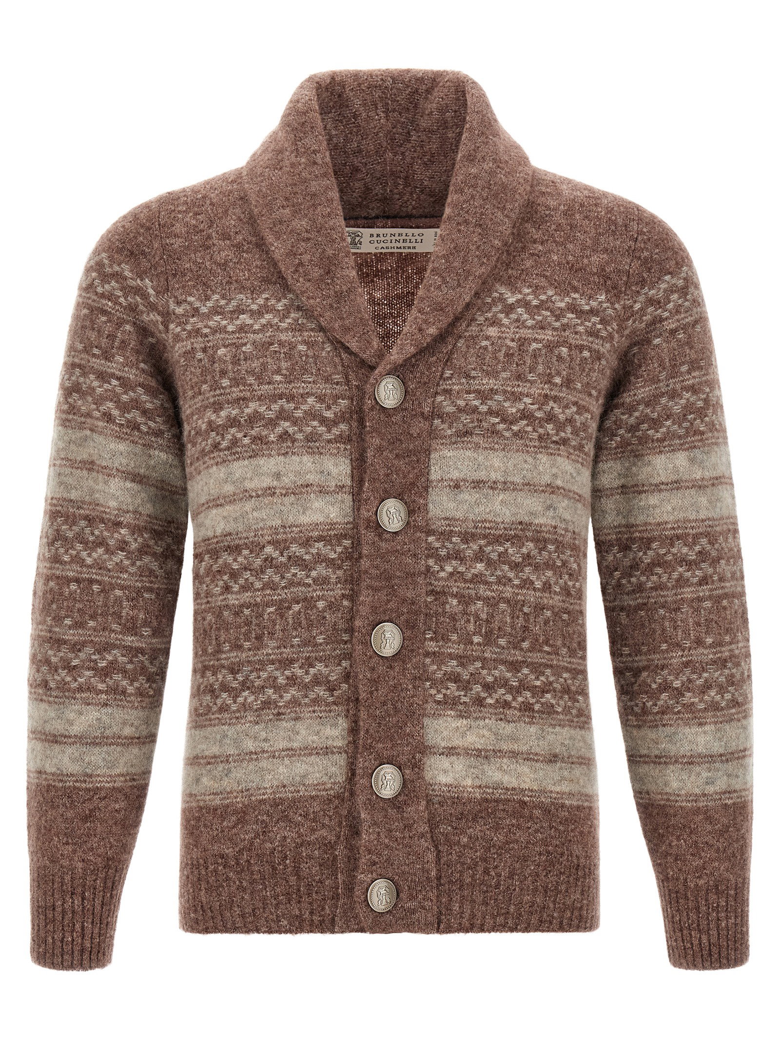 Brunello Cucinelli Nordic Jacquard Cardigan
