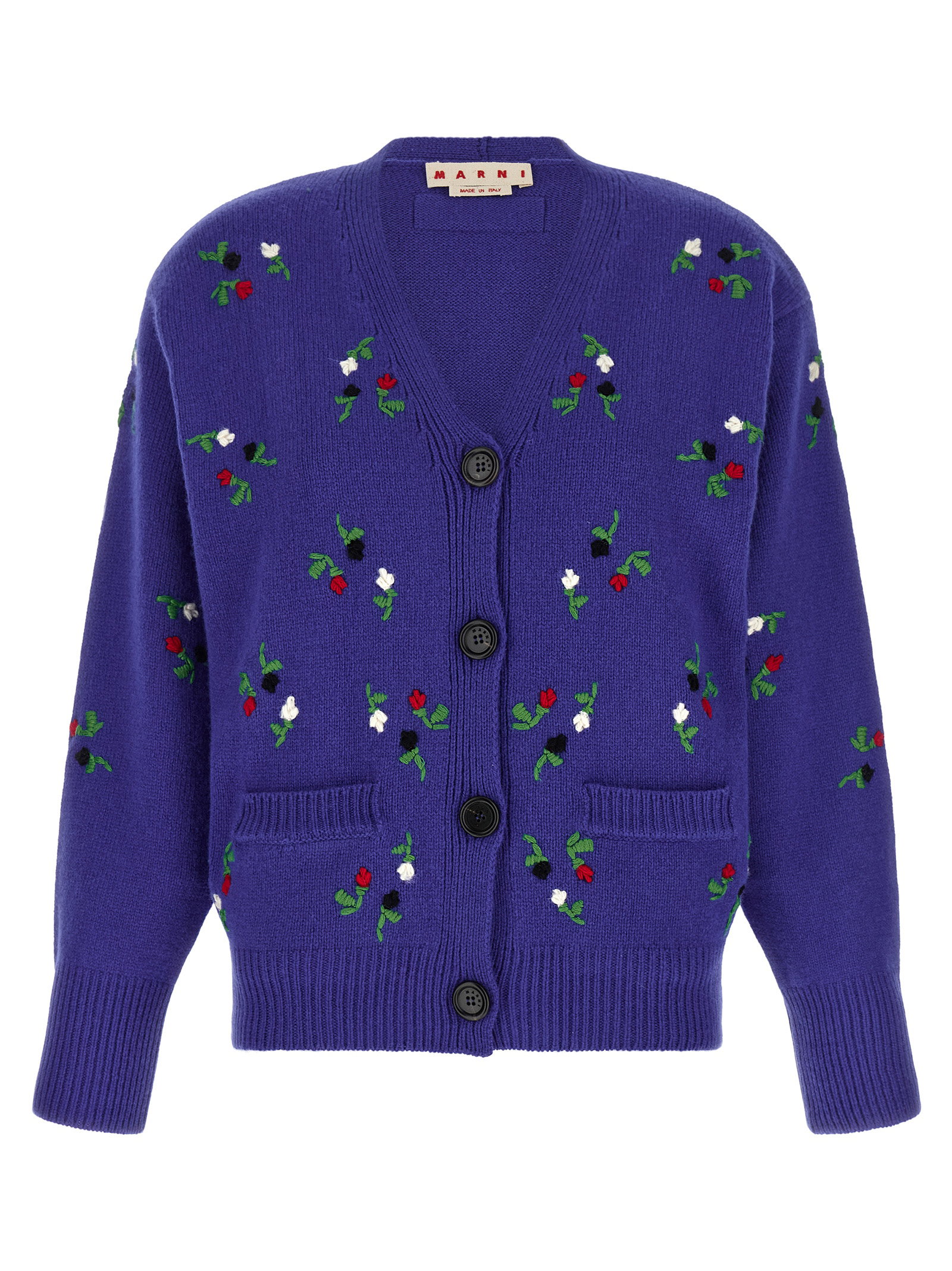 Marni Floral Embroidery Cardigan