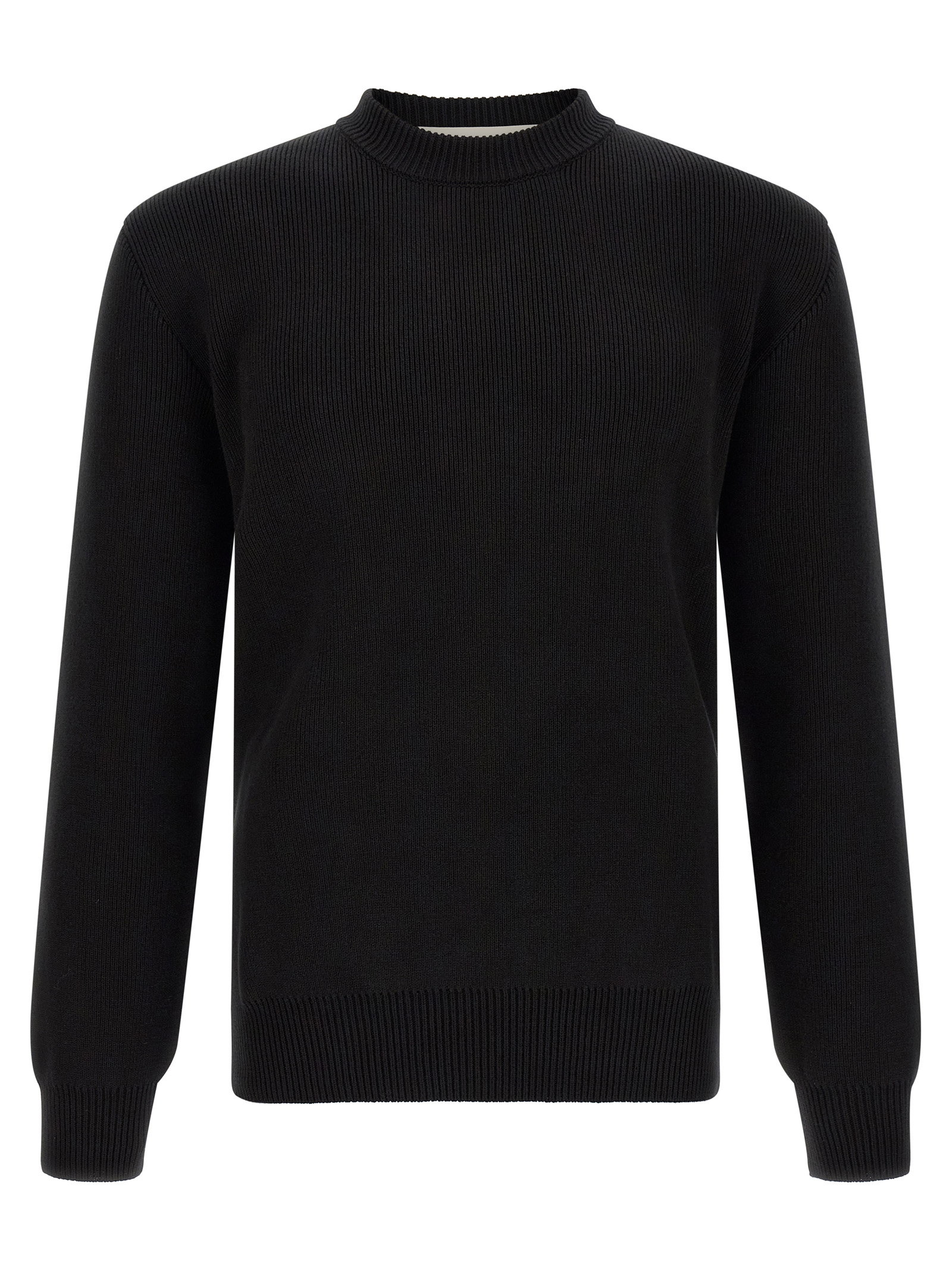 Golden Goose Ribbed Sweater With Logo