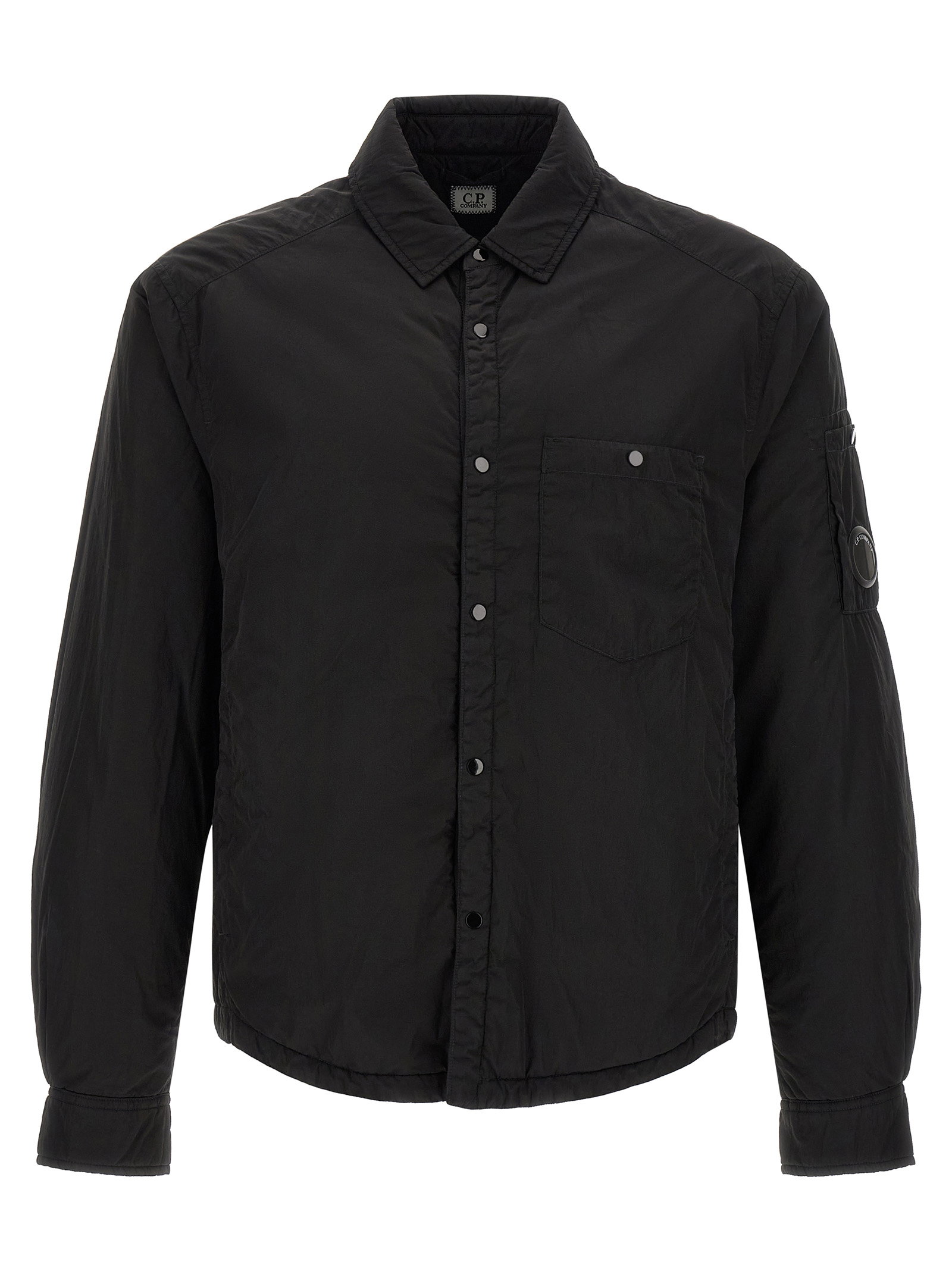 C.p. Company Chrome-r Padded Button Overshirt