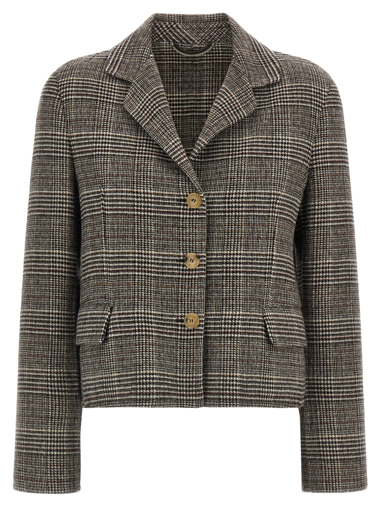 Ermanno Scervino Blazer Cropped Check