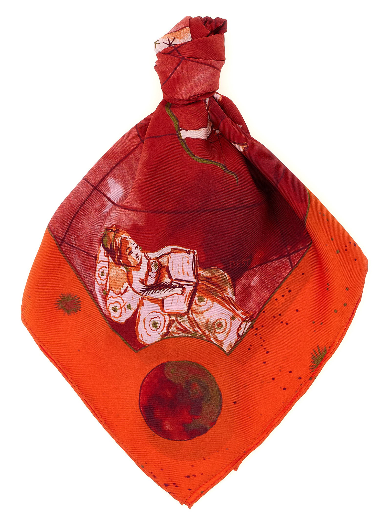 Diane Von Furstenberg Zodiac Flag Scarf