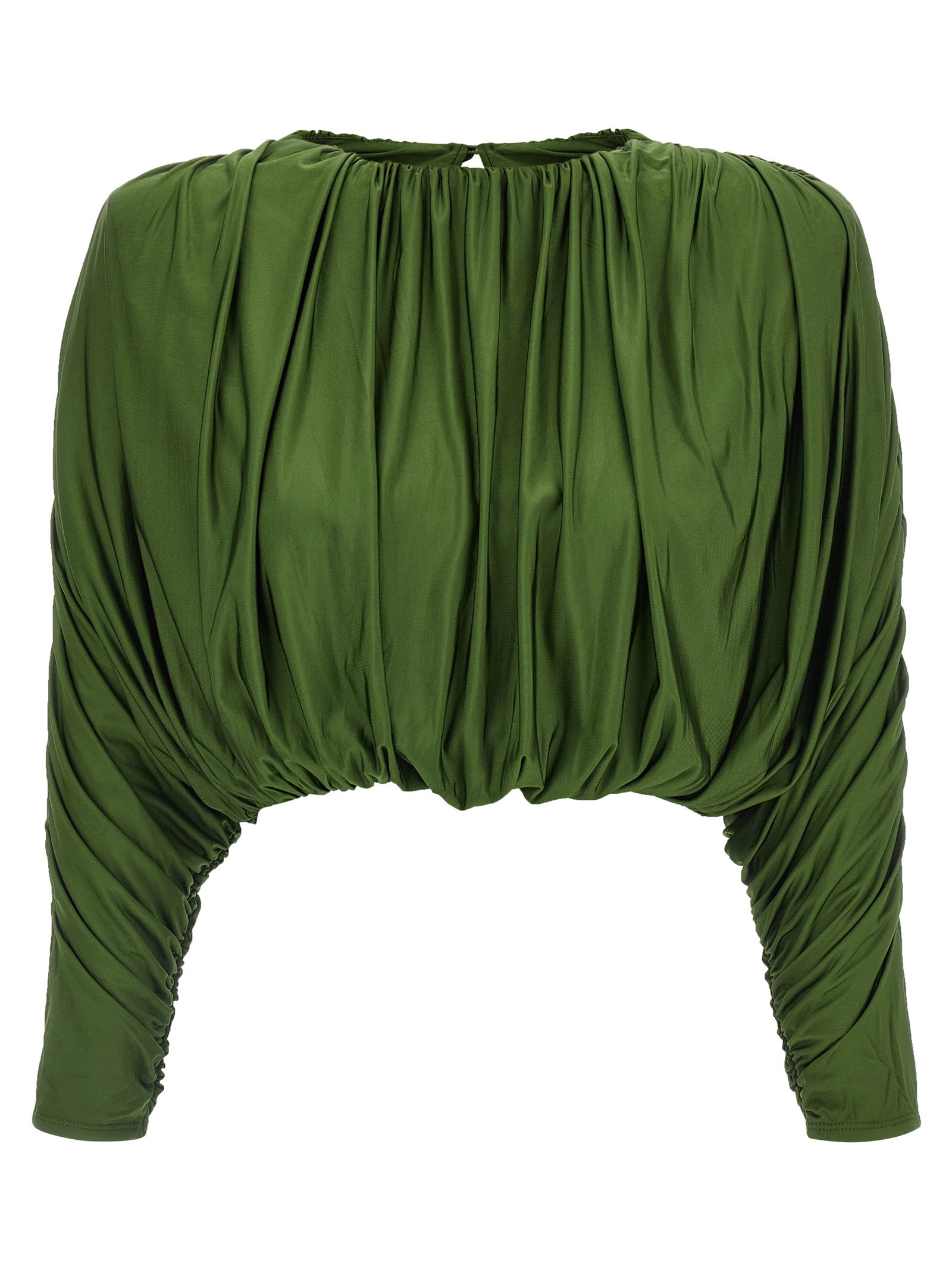 Self-Portrait Short Top With Ripples