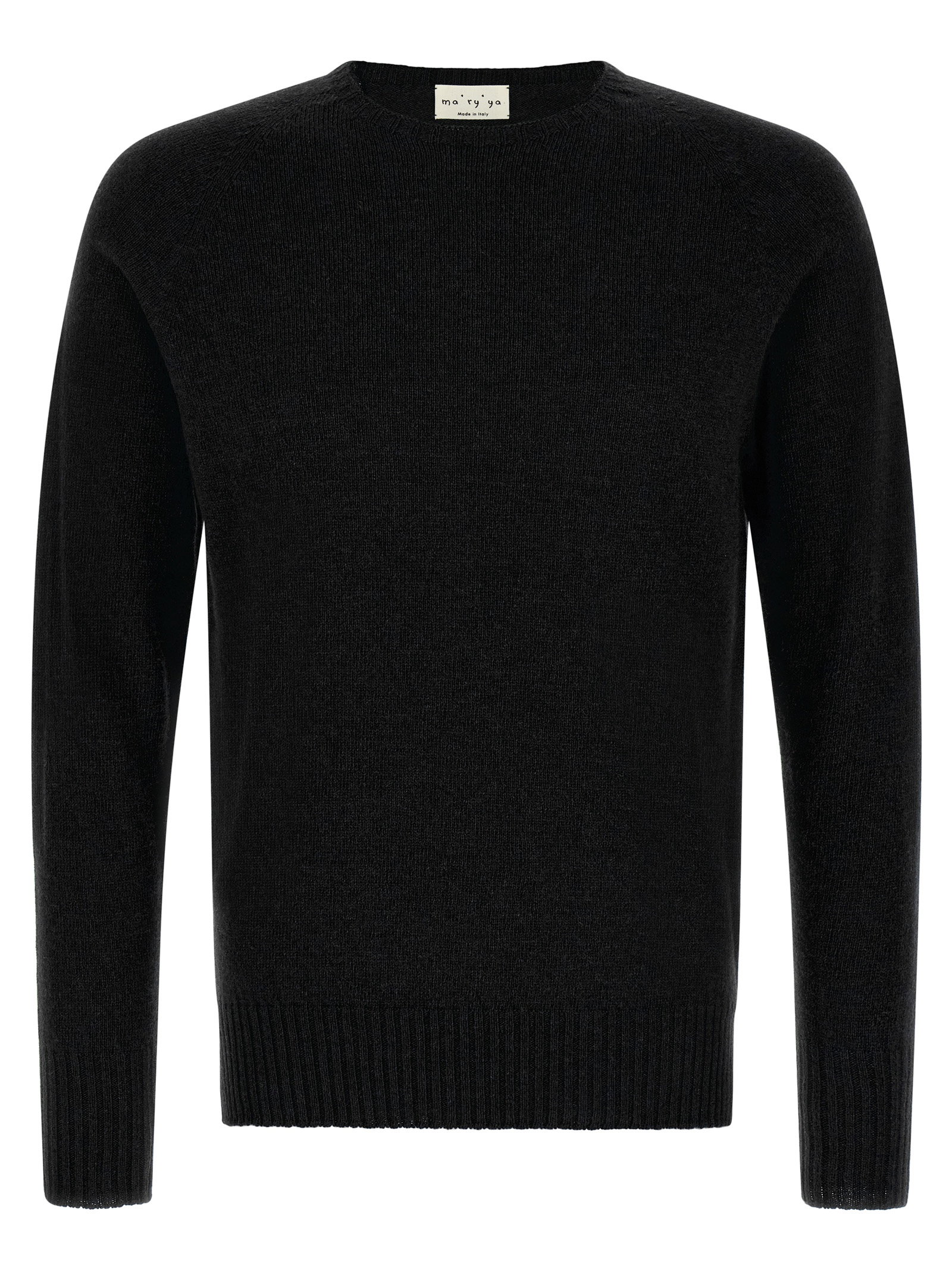 Ma'ry'ya Crew-neck Sweater With Slits