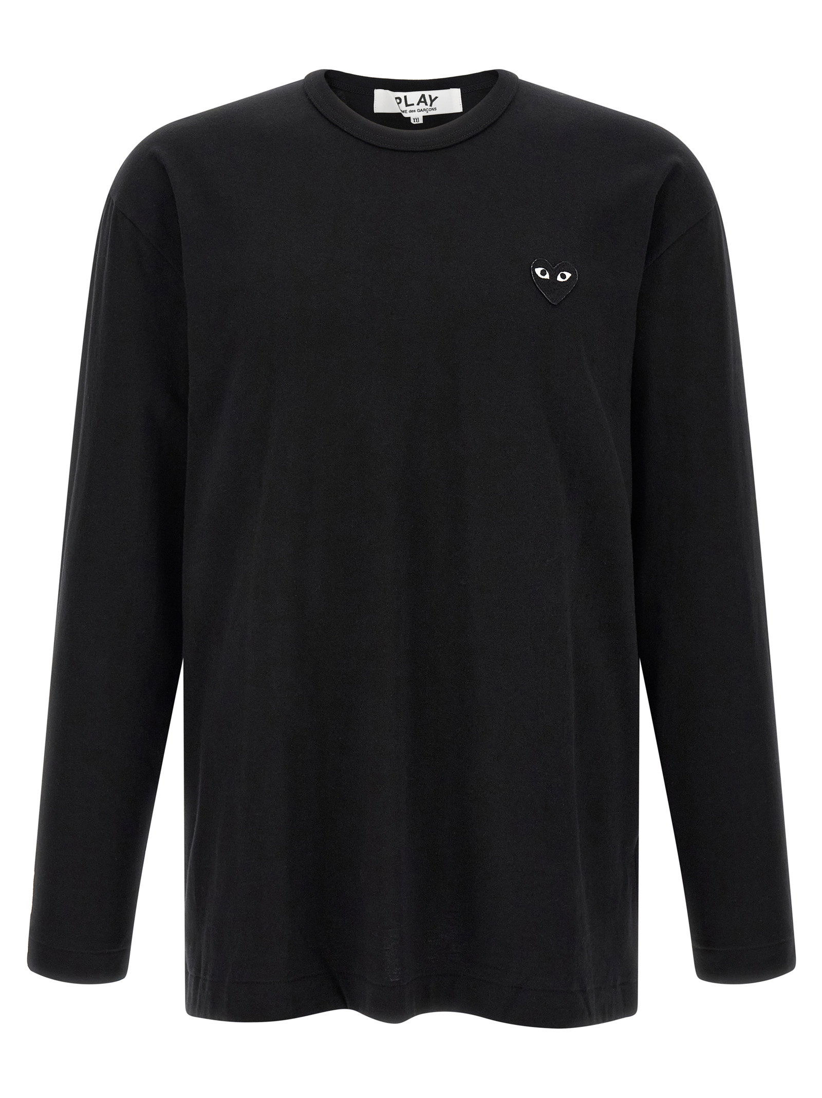 Comme Des Garçons Play Heart Patch Long Sleeve T-shirt