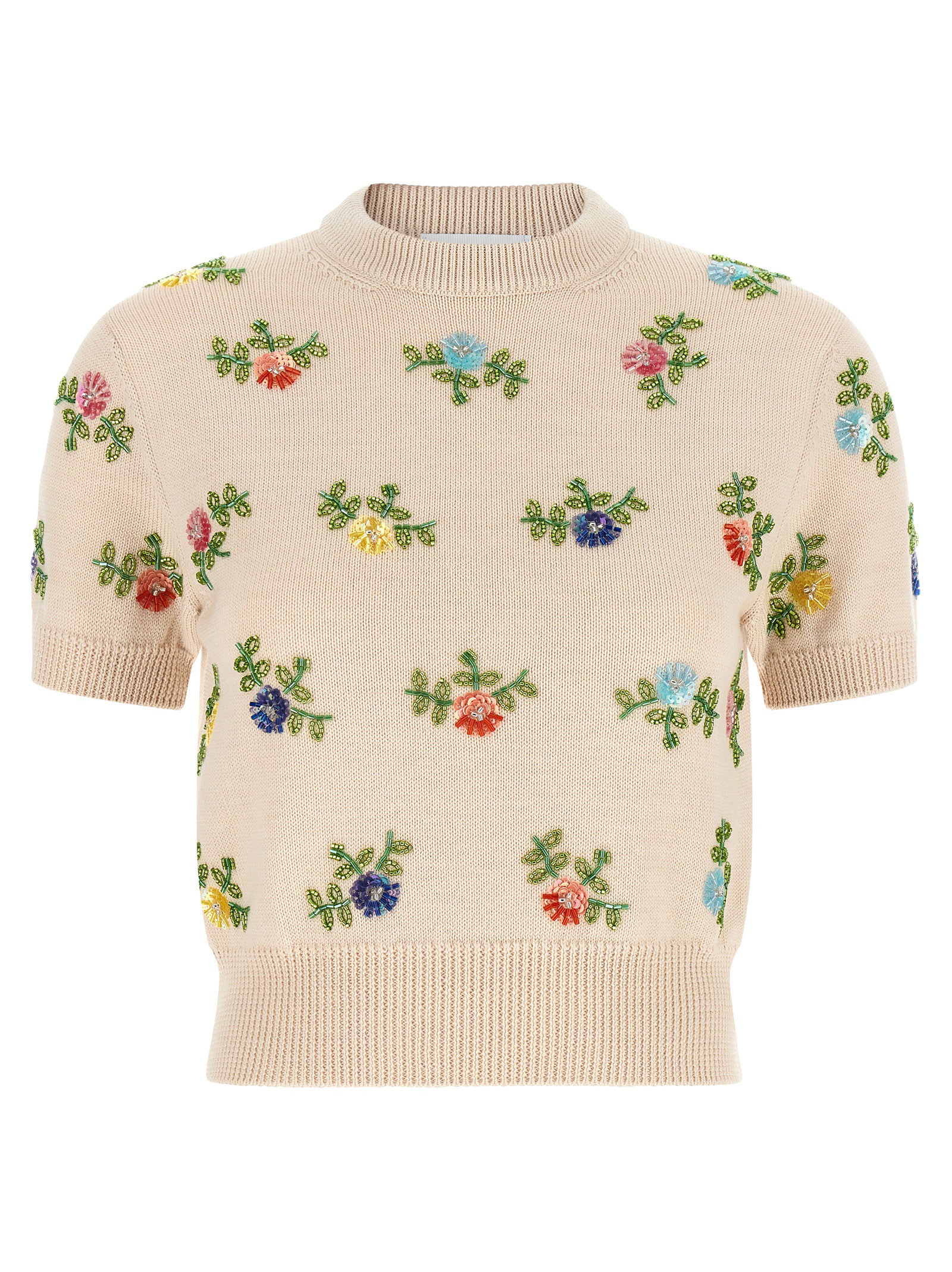 Paco Rabanne Sweater With Beads Embroidery