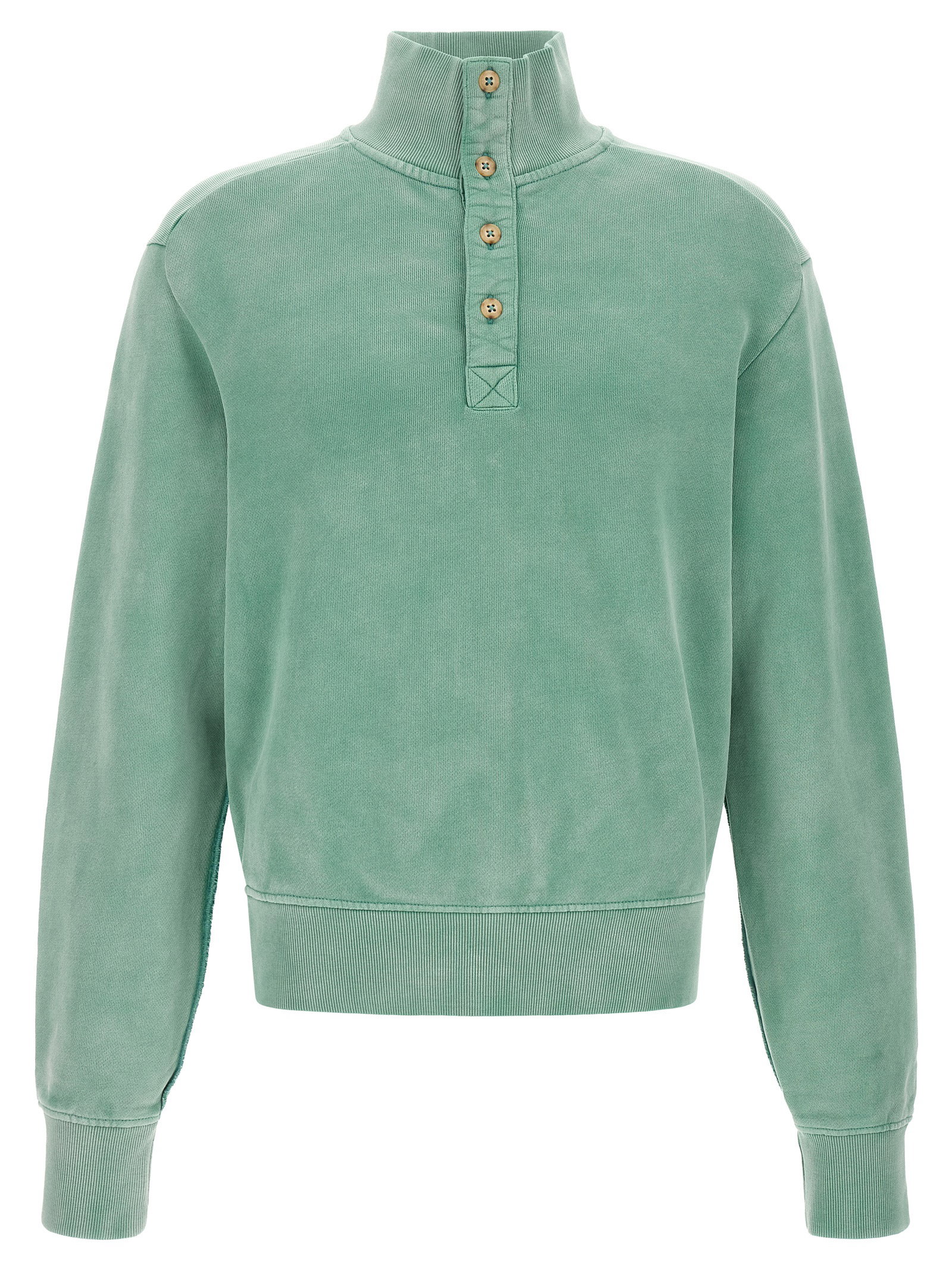 Entire Studios Buttoned Turtleneck Sweatshirt