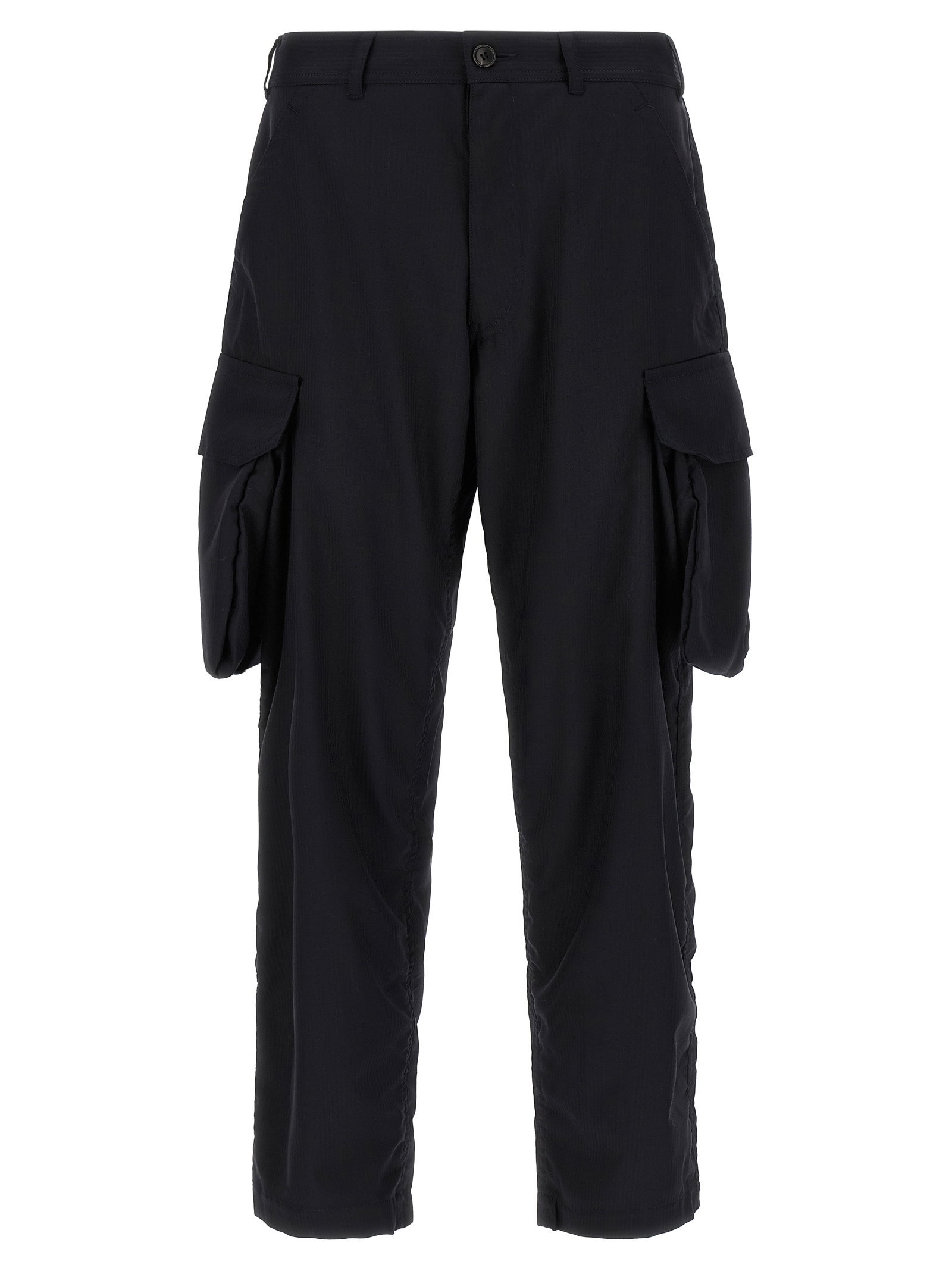 Comme Des Garcons Shirt Pinstriped Cargo Pants