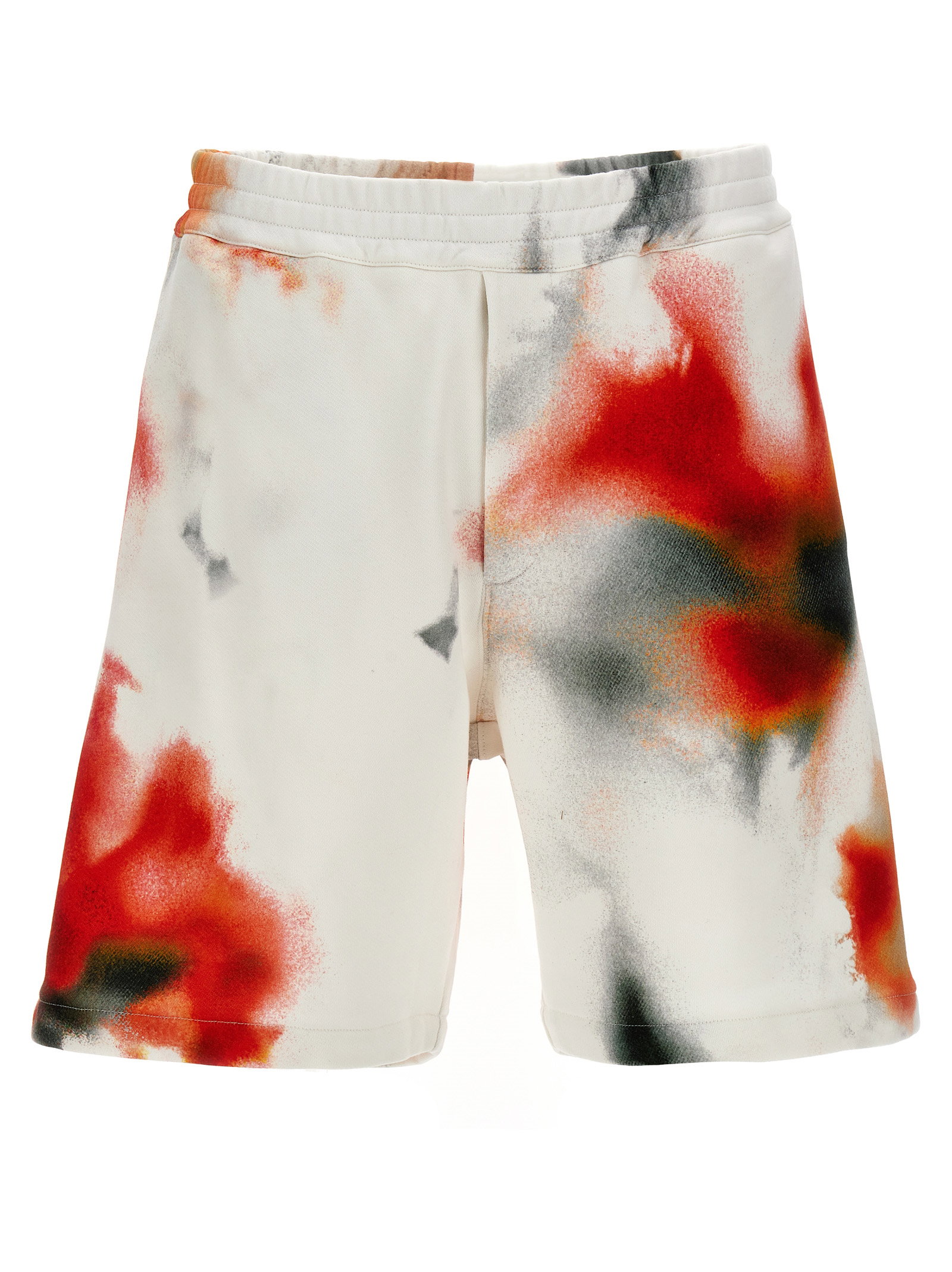 Alexander McQueen Obscured Flower Bermuda Shorts