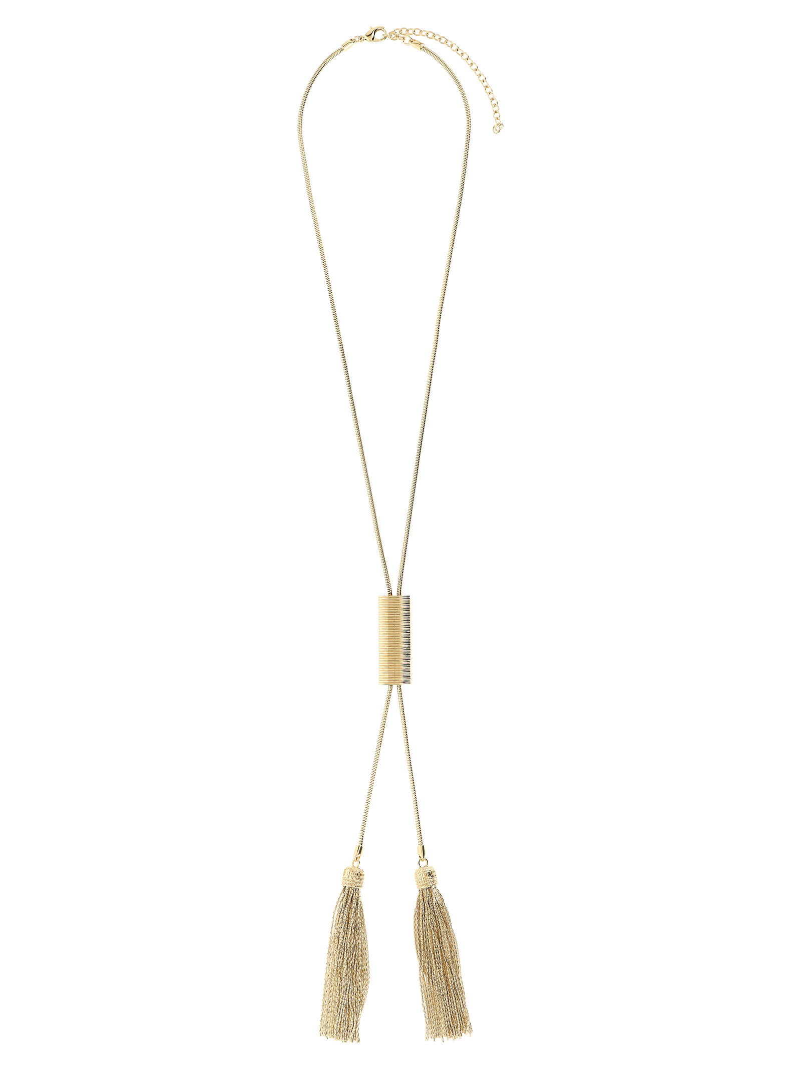 Balmain Snake Necklace With Tassels