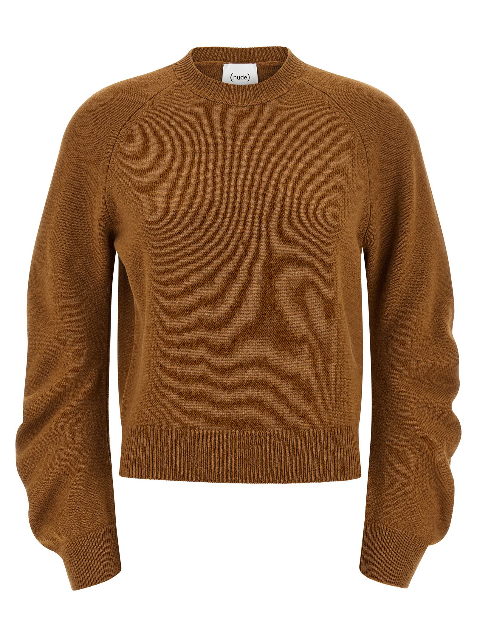 Nude Curved Sleeve Sweater
