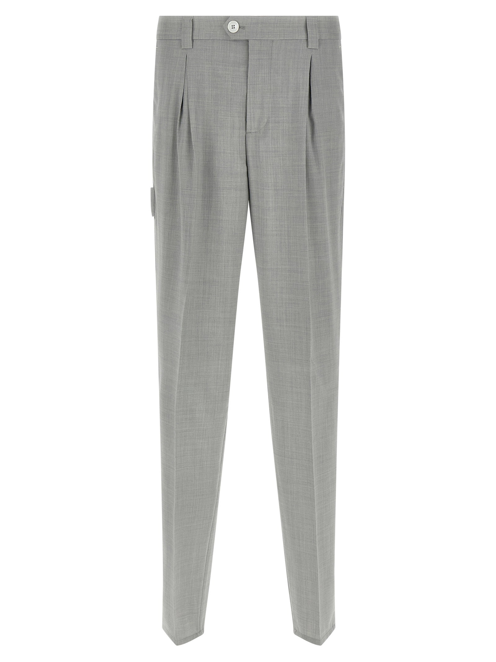 Brunello Cucinelli Mélange Wool Pants