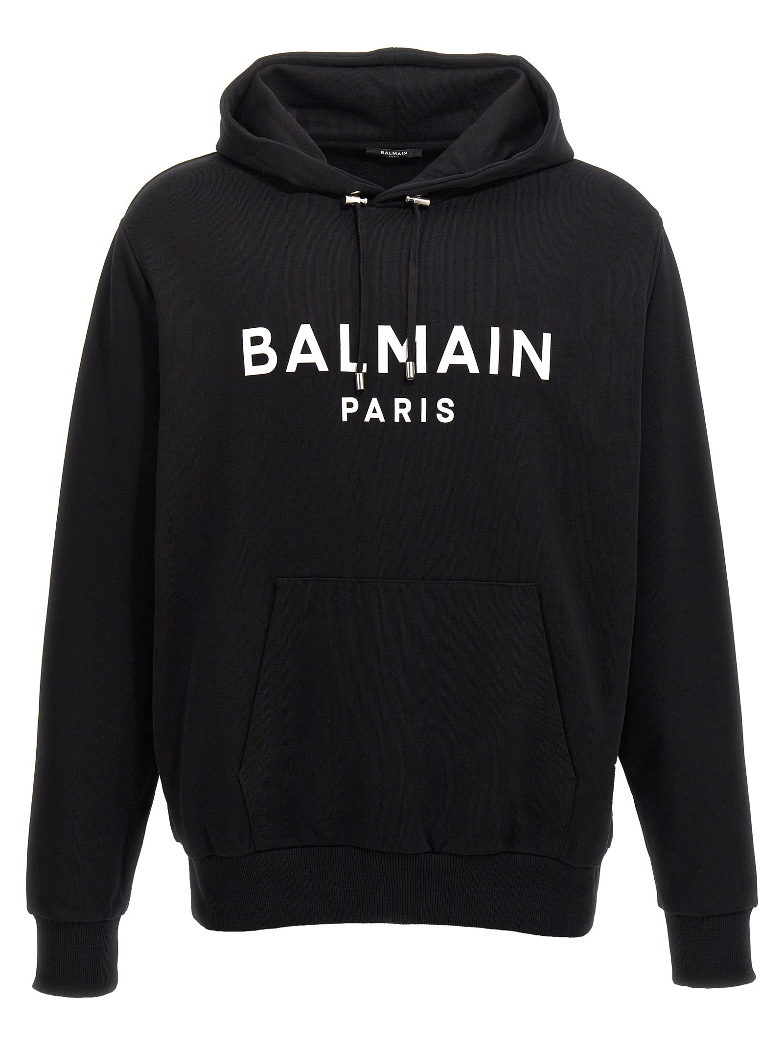 Balmain Logo Print Hoodie