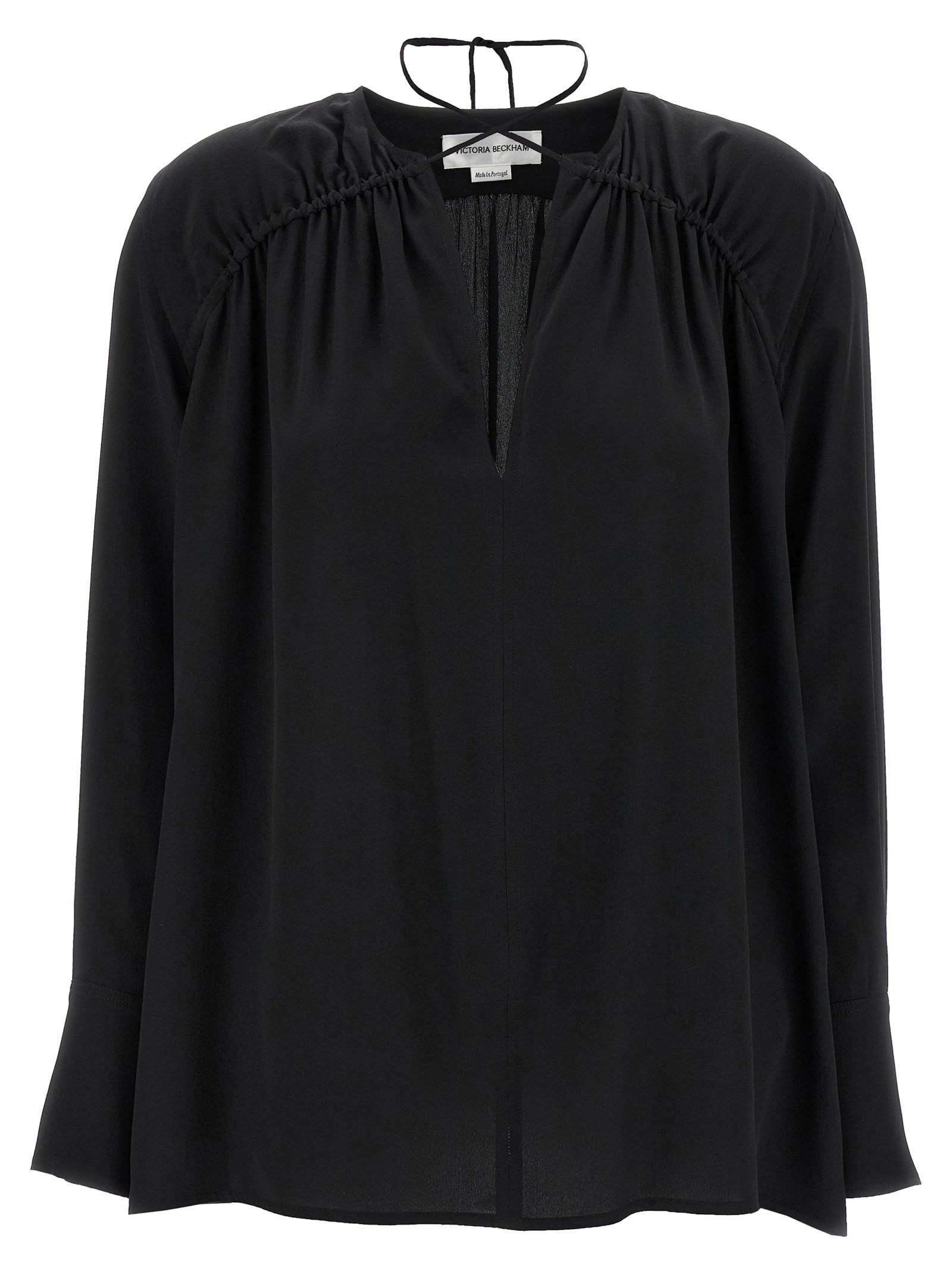 Victoria Beckham Gather Detail Tie Blouse