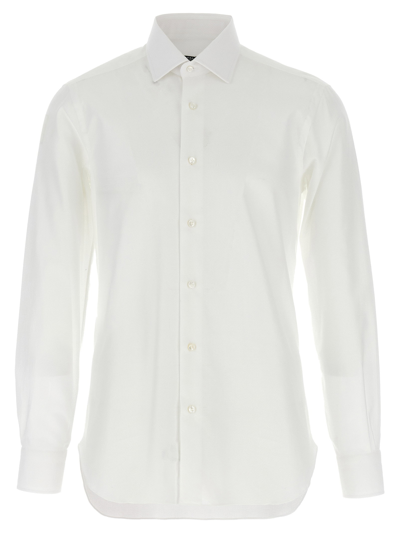 Barba Honeycomb Cotton Shirt