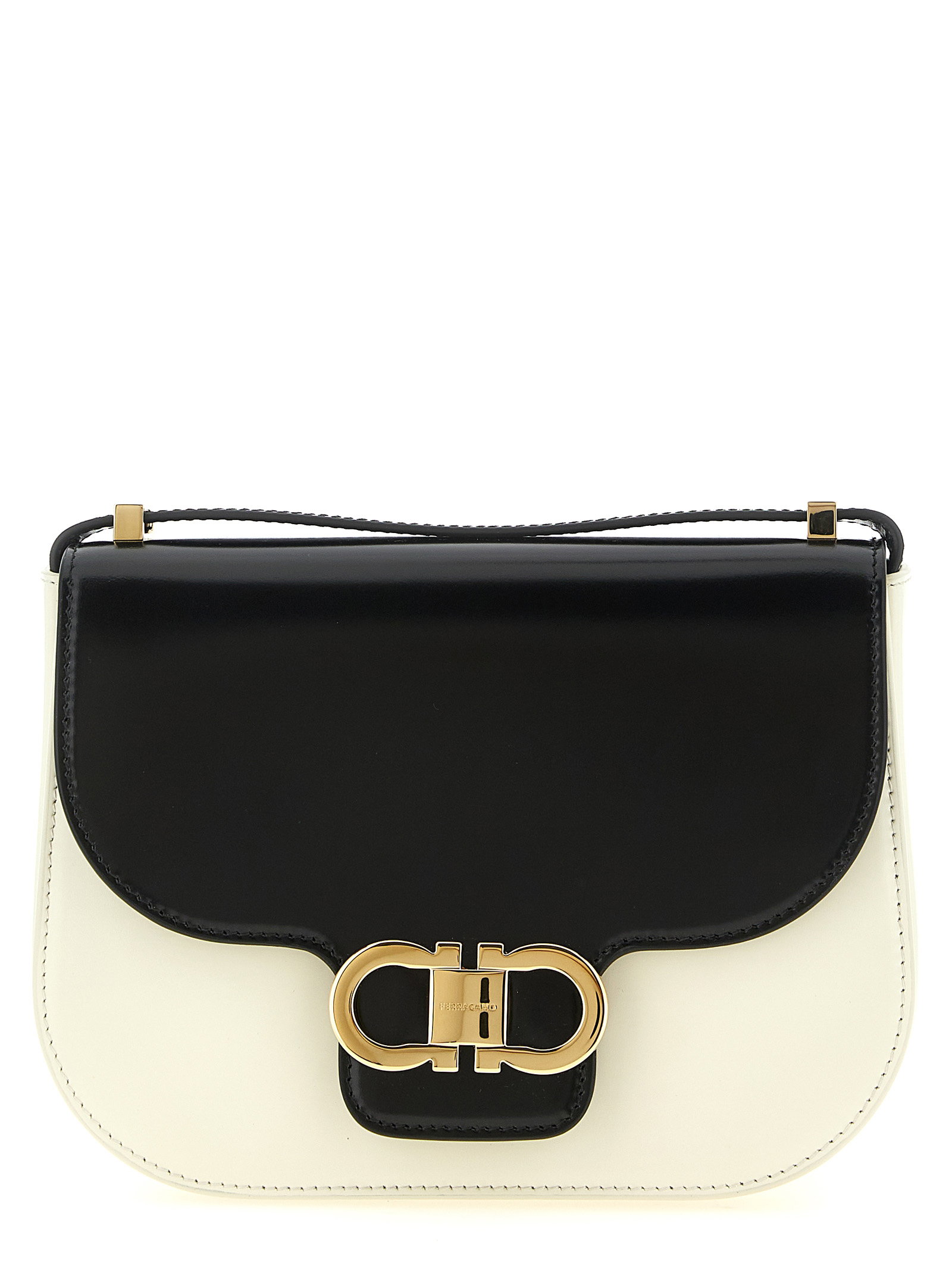 Ferragamo North-south Double Gancini (xs) Crossbody Bag