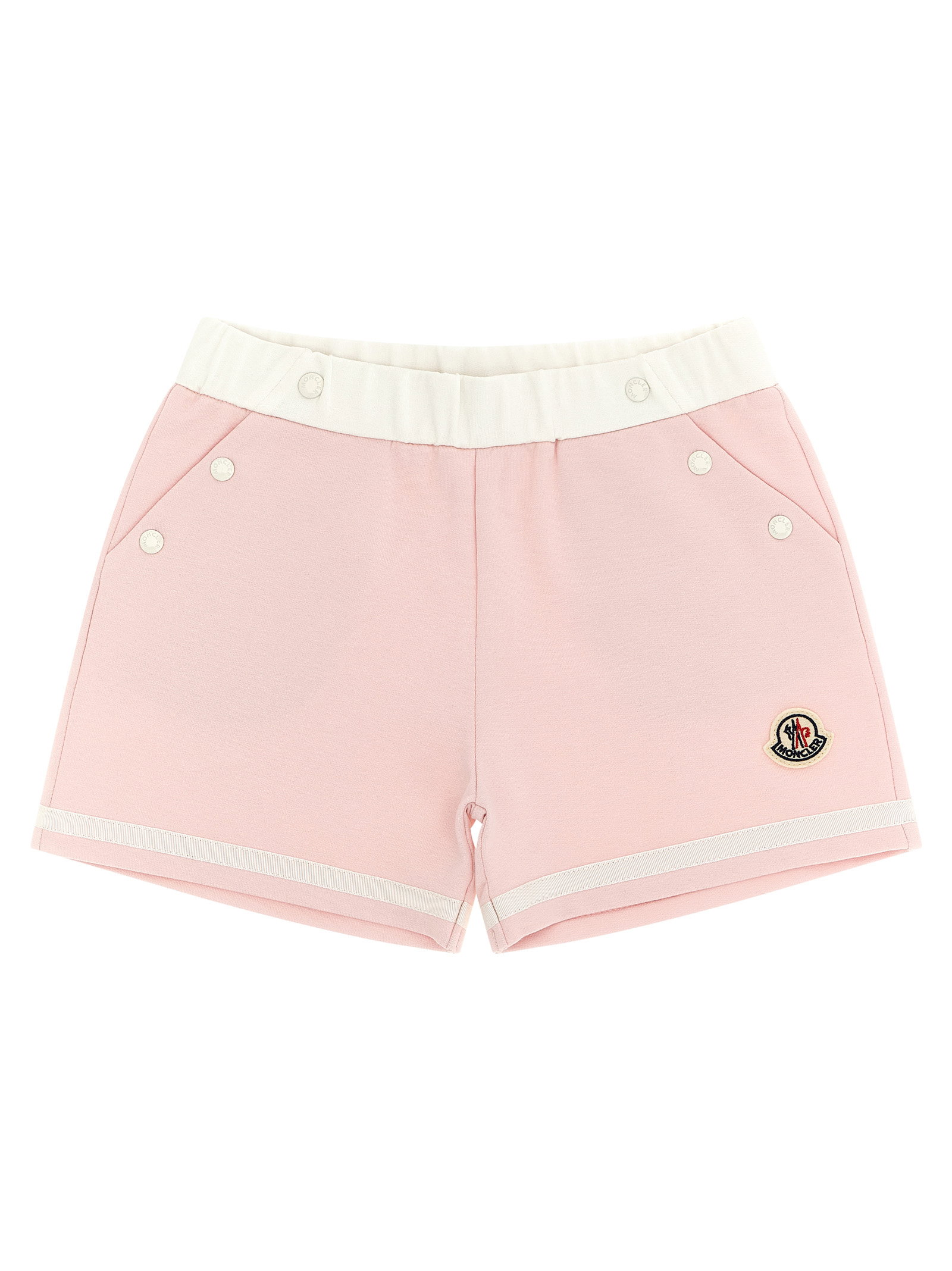 Moncler Enfant Cotton Viscose Bermuda Shorts