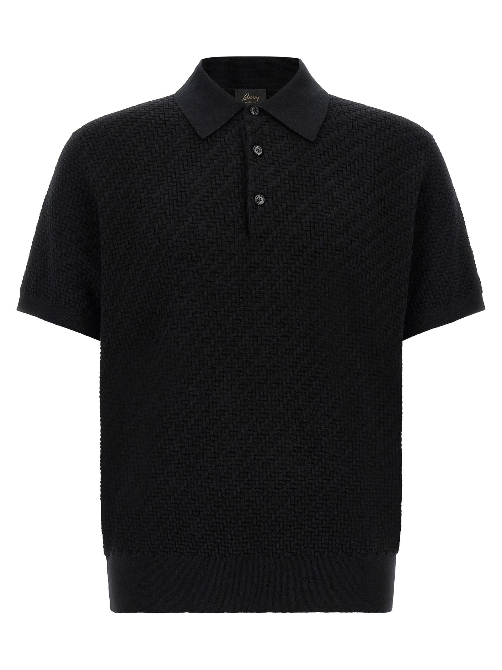 Brioni Trama Weaving Polo