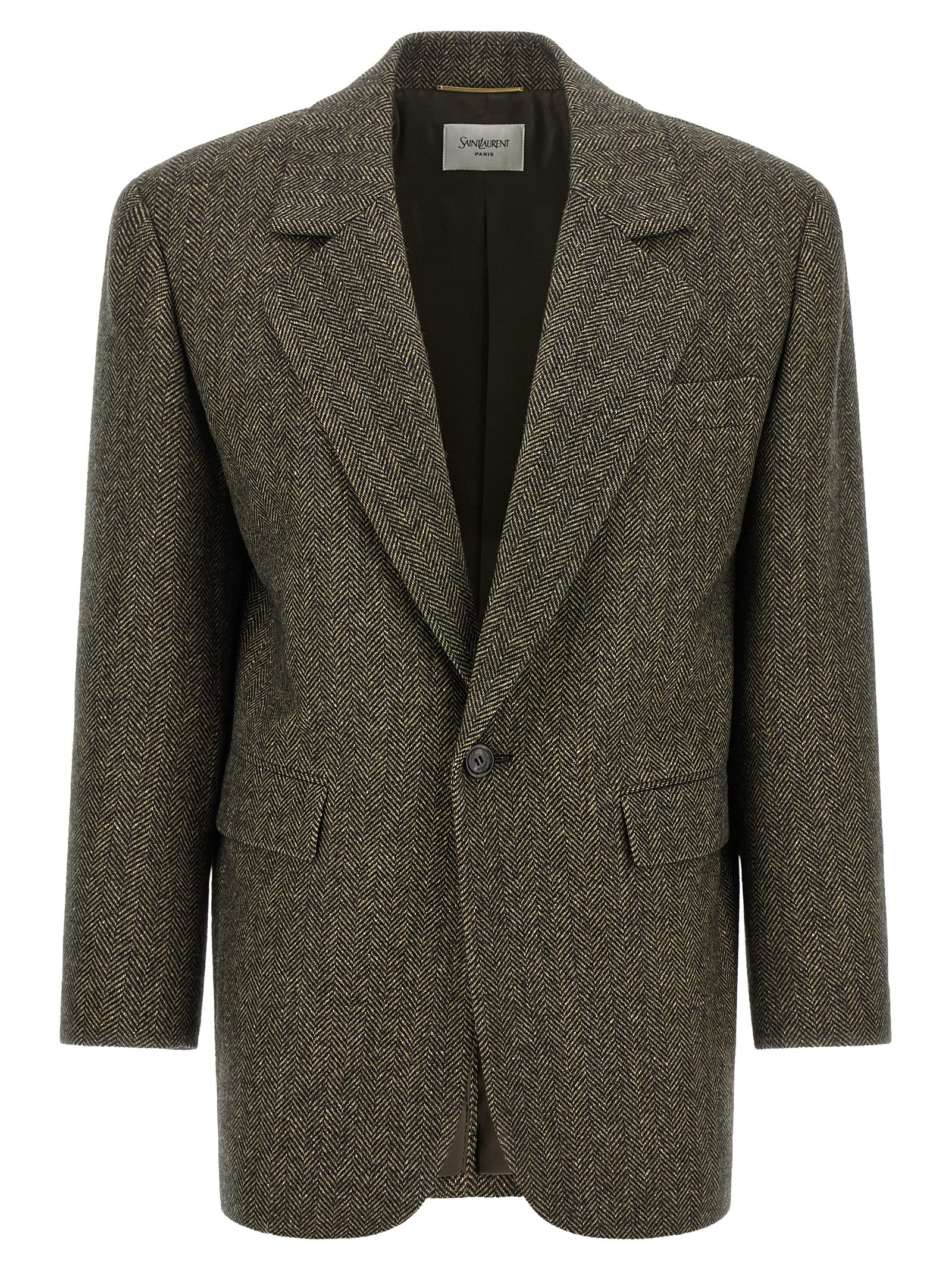 Saint Laurent Herringbone Blazer