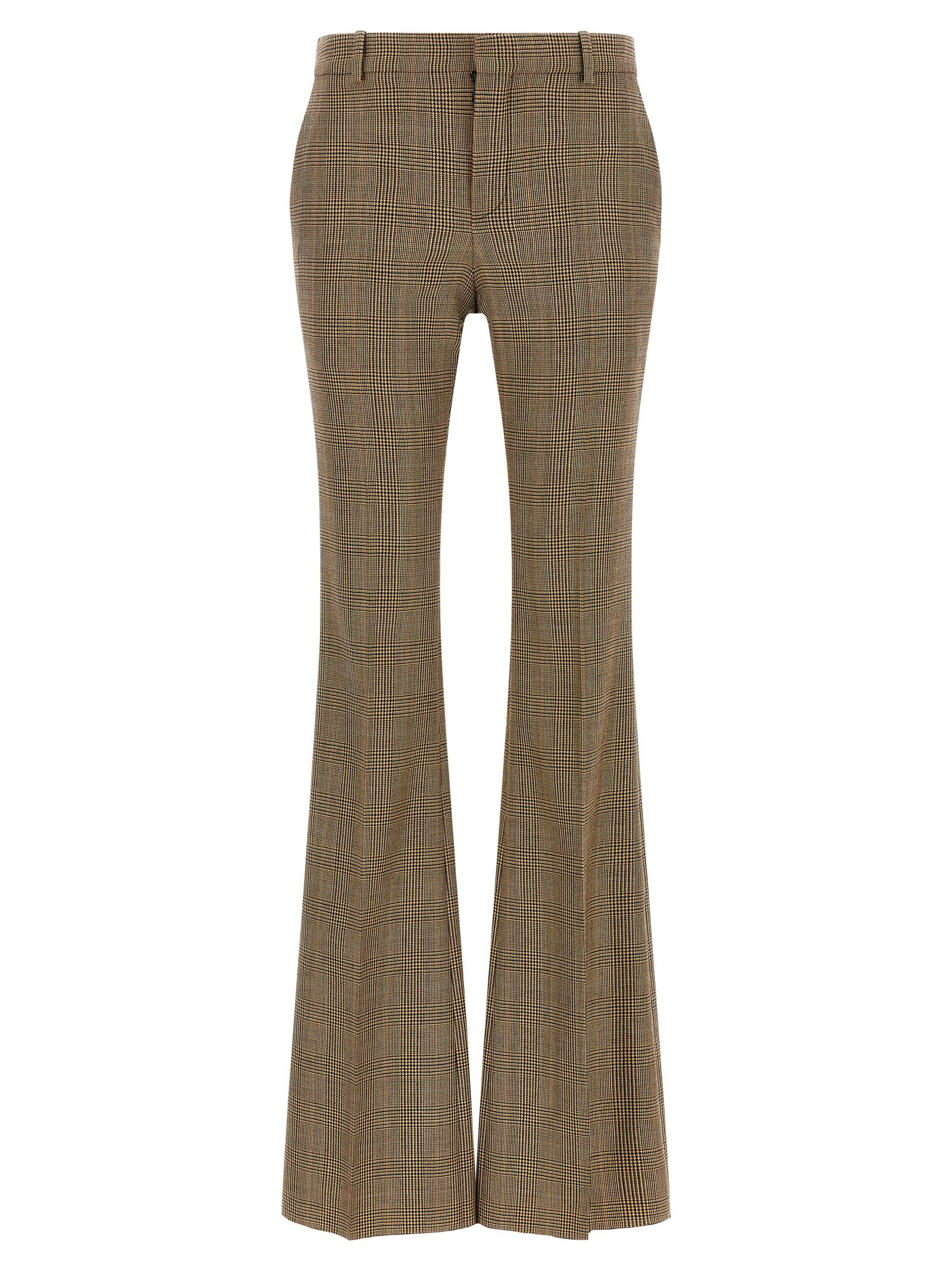 Saint Laurent Prince Of Wales Houndstooth Trousers