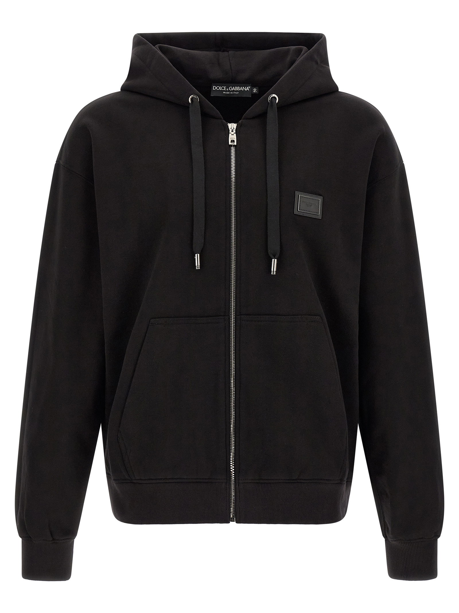 Dolce & Gabbana Logo Plaque Hoodie
