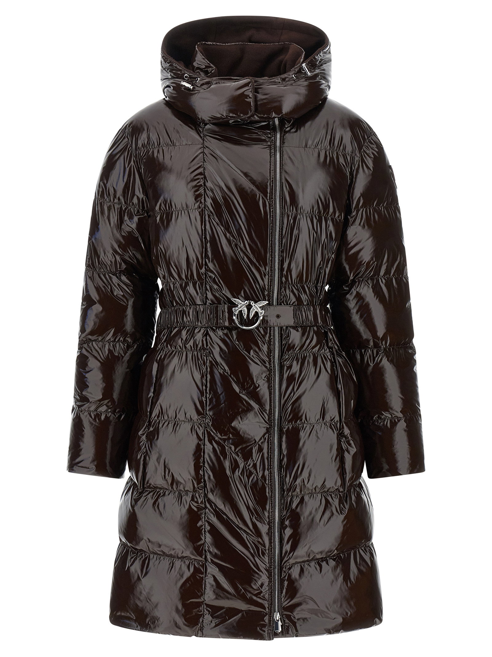 Pinko Love Birds Buckle Down Jacket