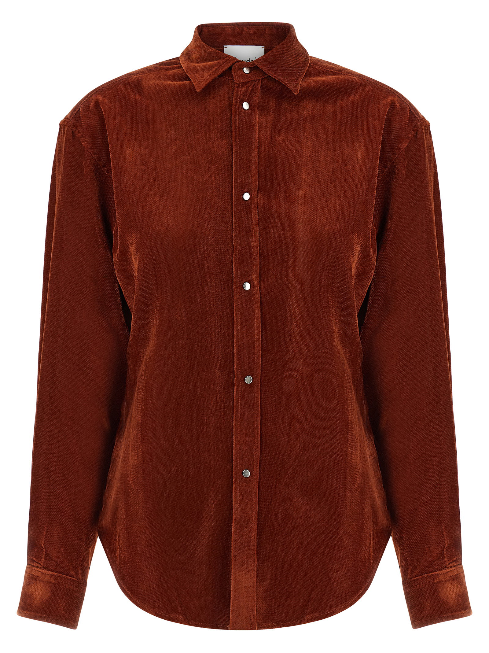 Nude Velvet Shirt