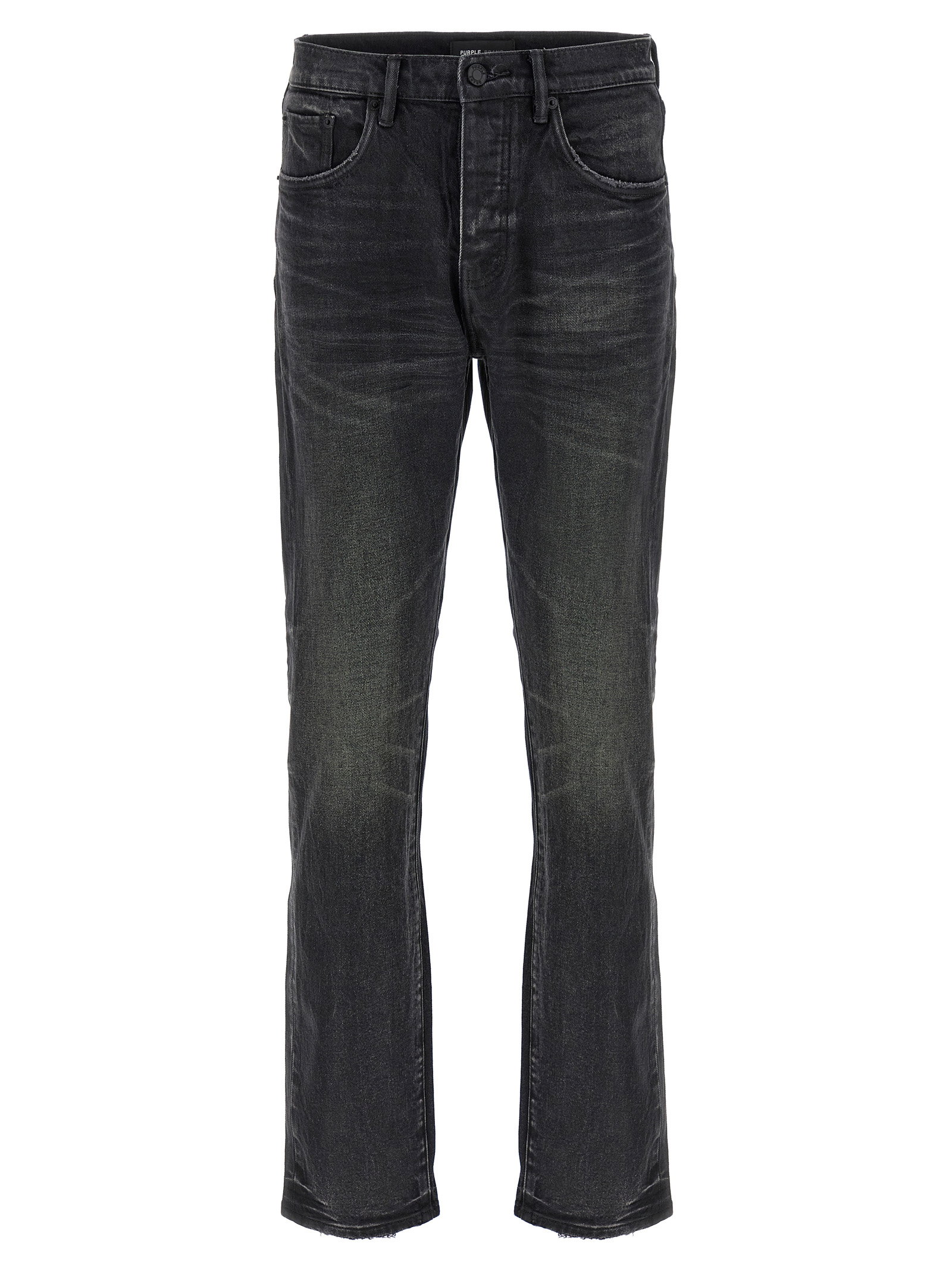 Purple P005 Double Dip Coated Jeans