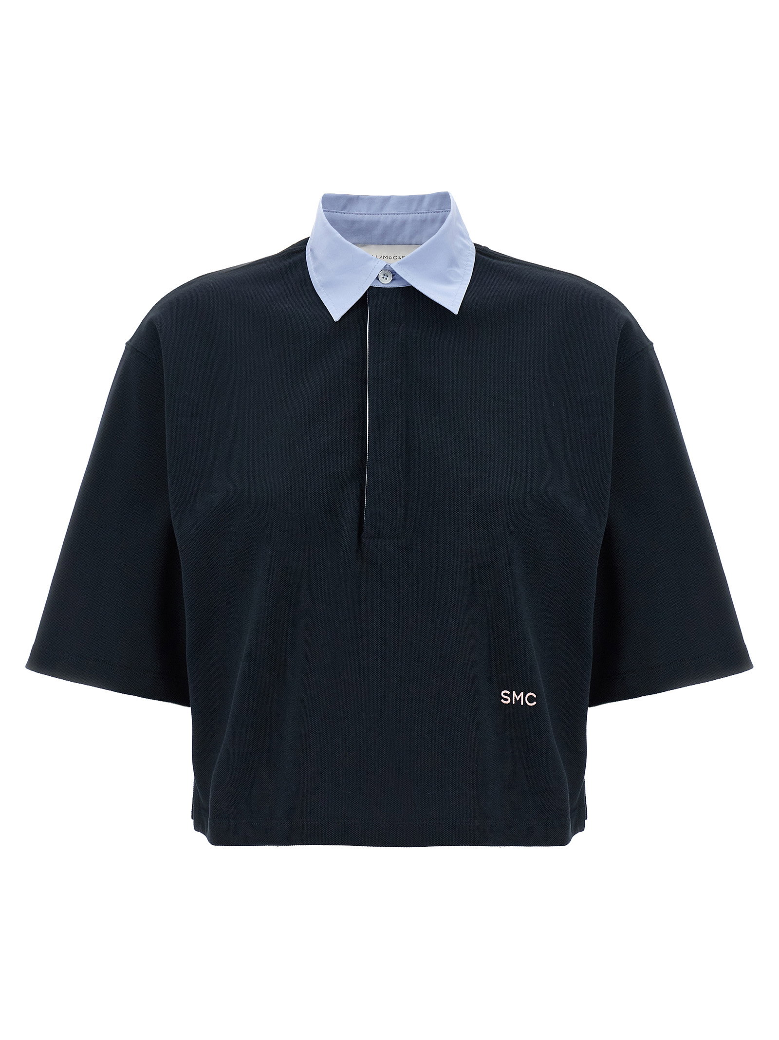 Stella Mccartney Cropped Piquet Polo