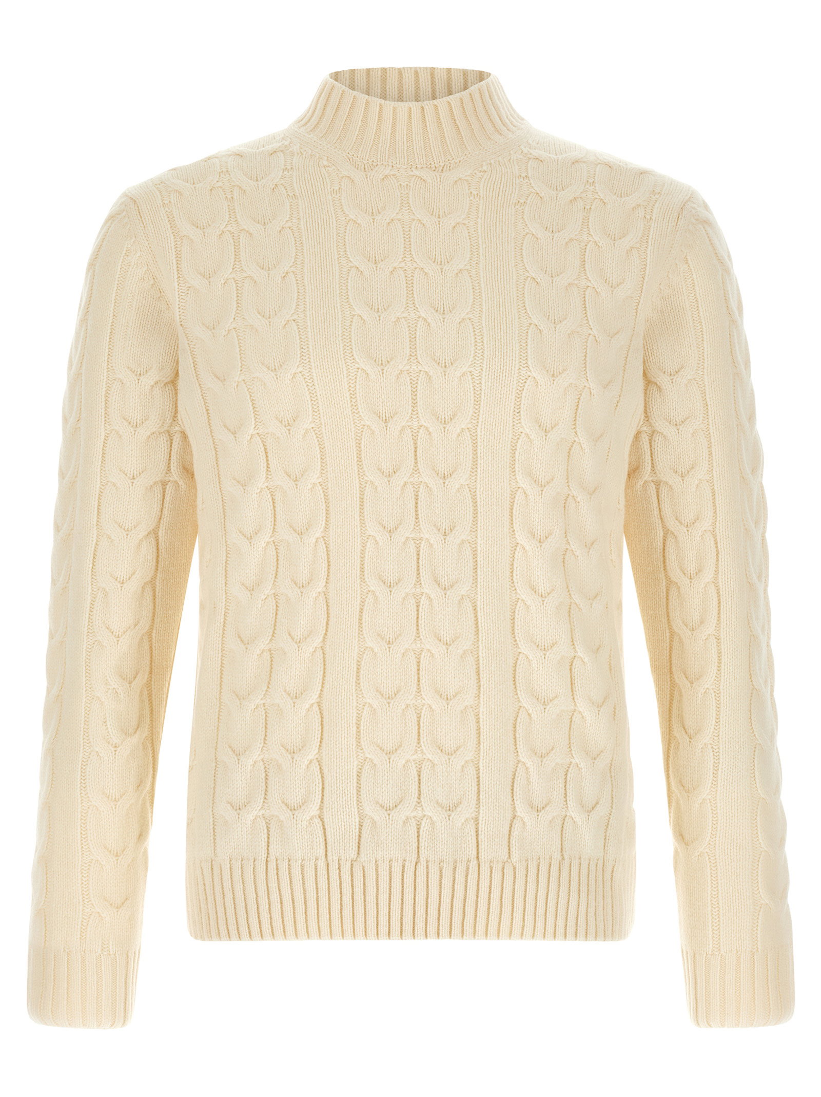 Zanone Braided Turtleneck Sweater