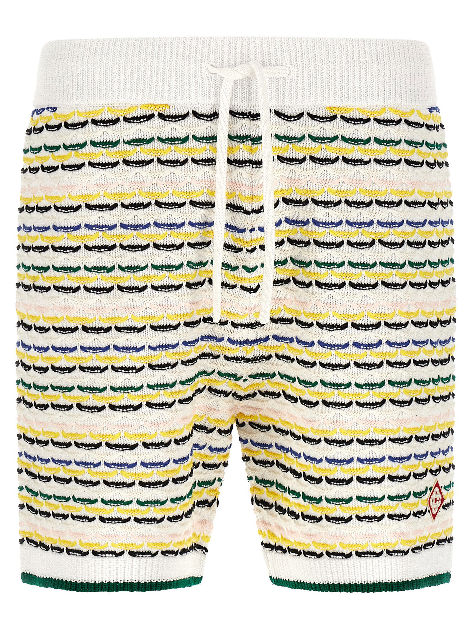 Casablanca Tuck Stitch Bermuda Shorts