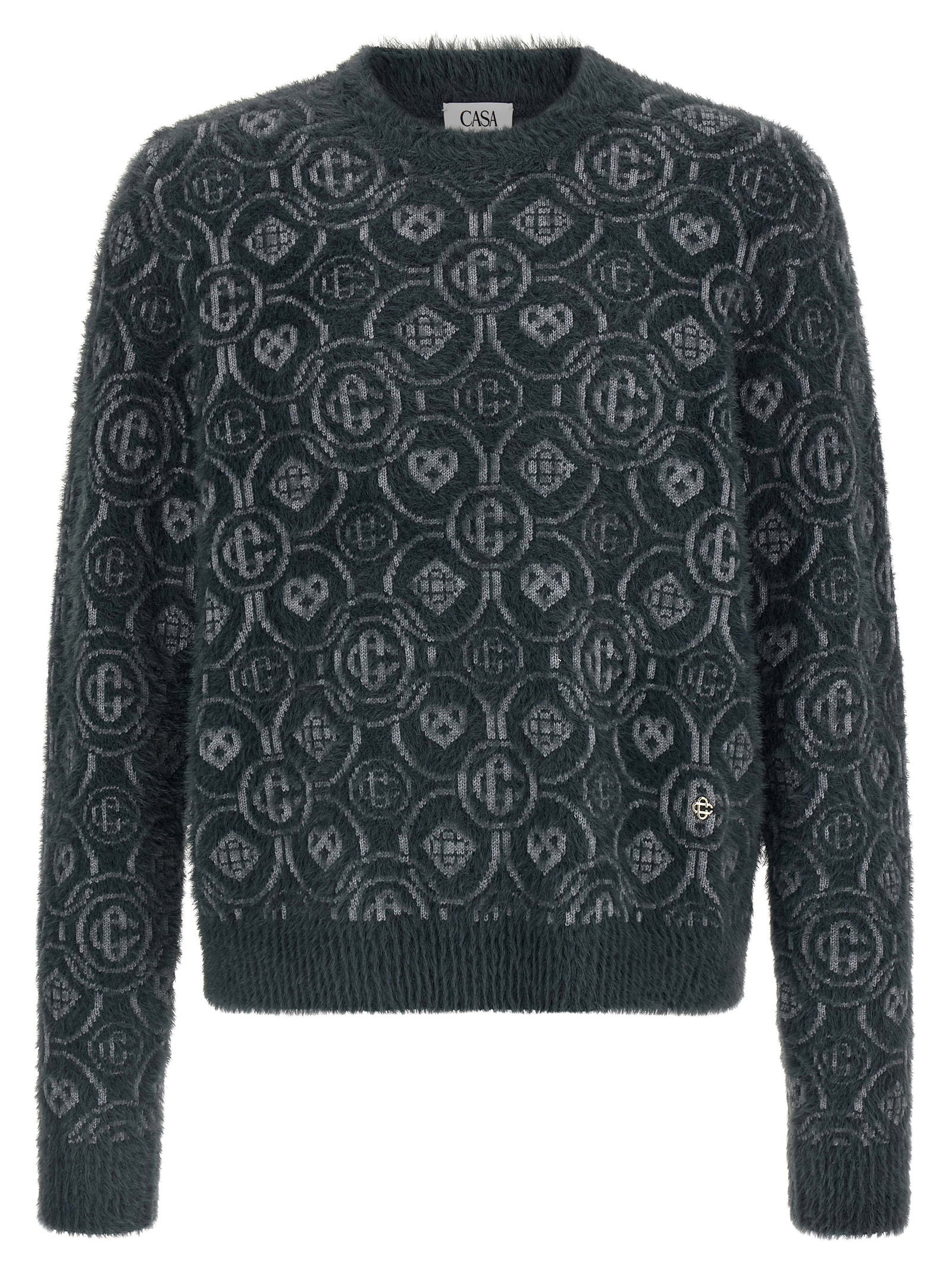 Casablanca Fluffy Monogram Sweater