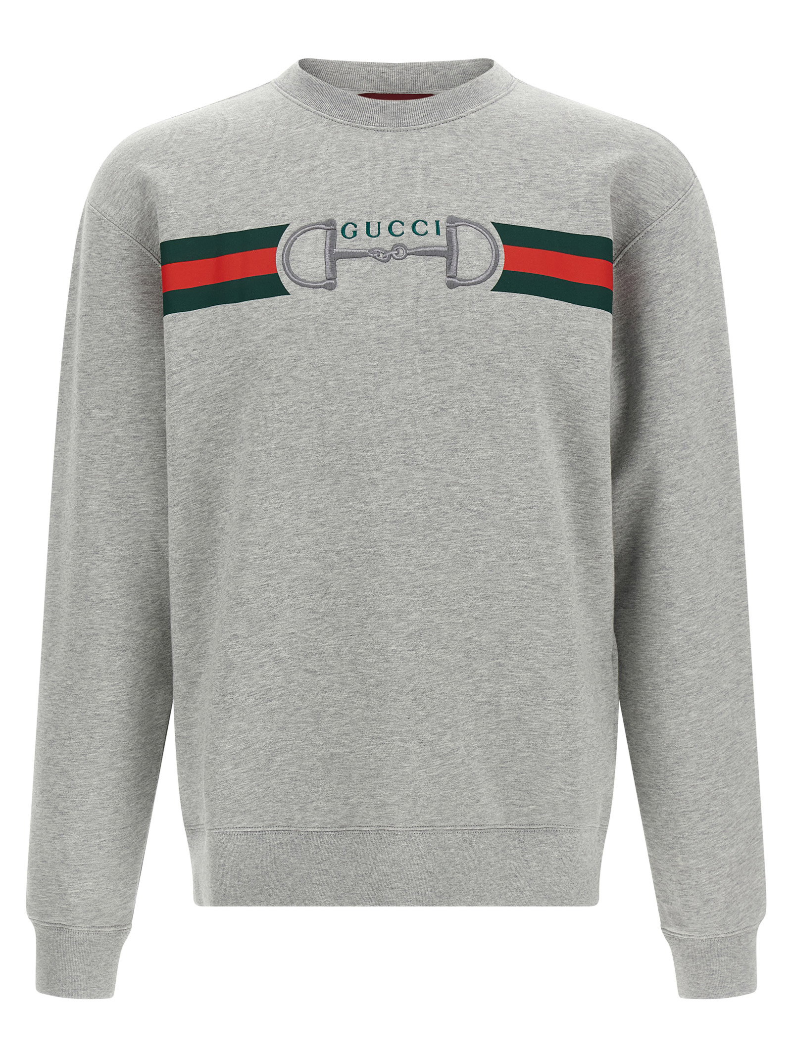 Gucci Web Ribbon And Horsebit Sweatshirt
