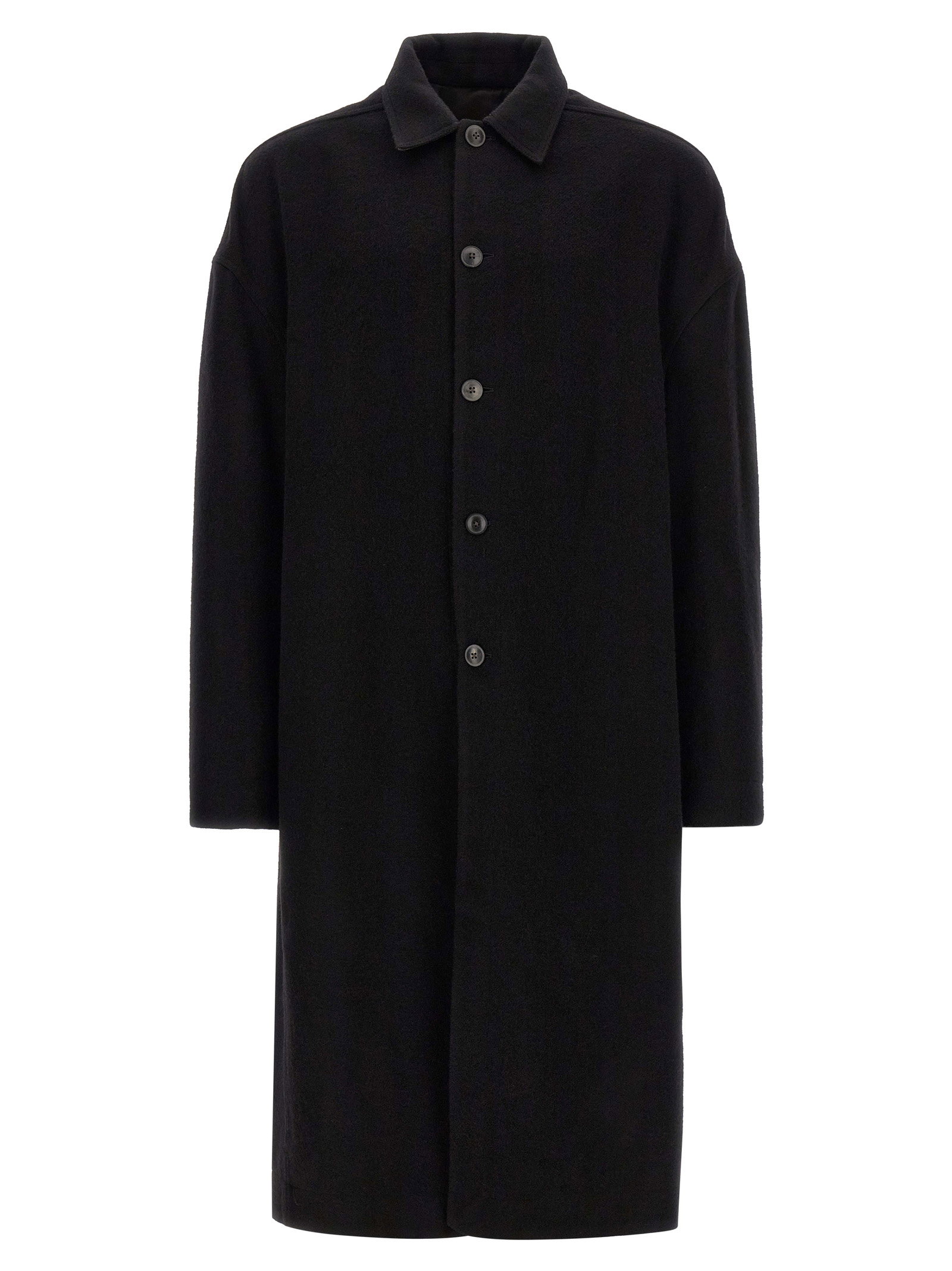 Rick Owens Buttoned Brad Coat