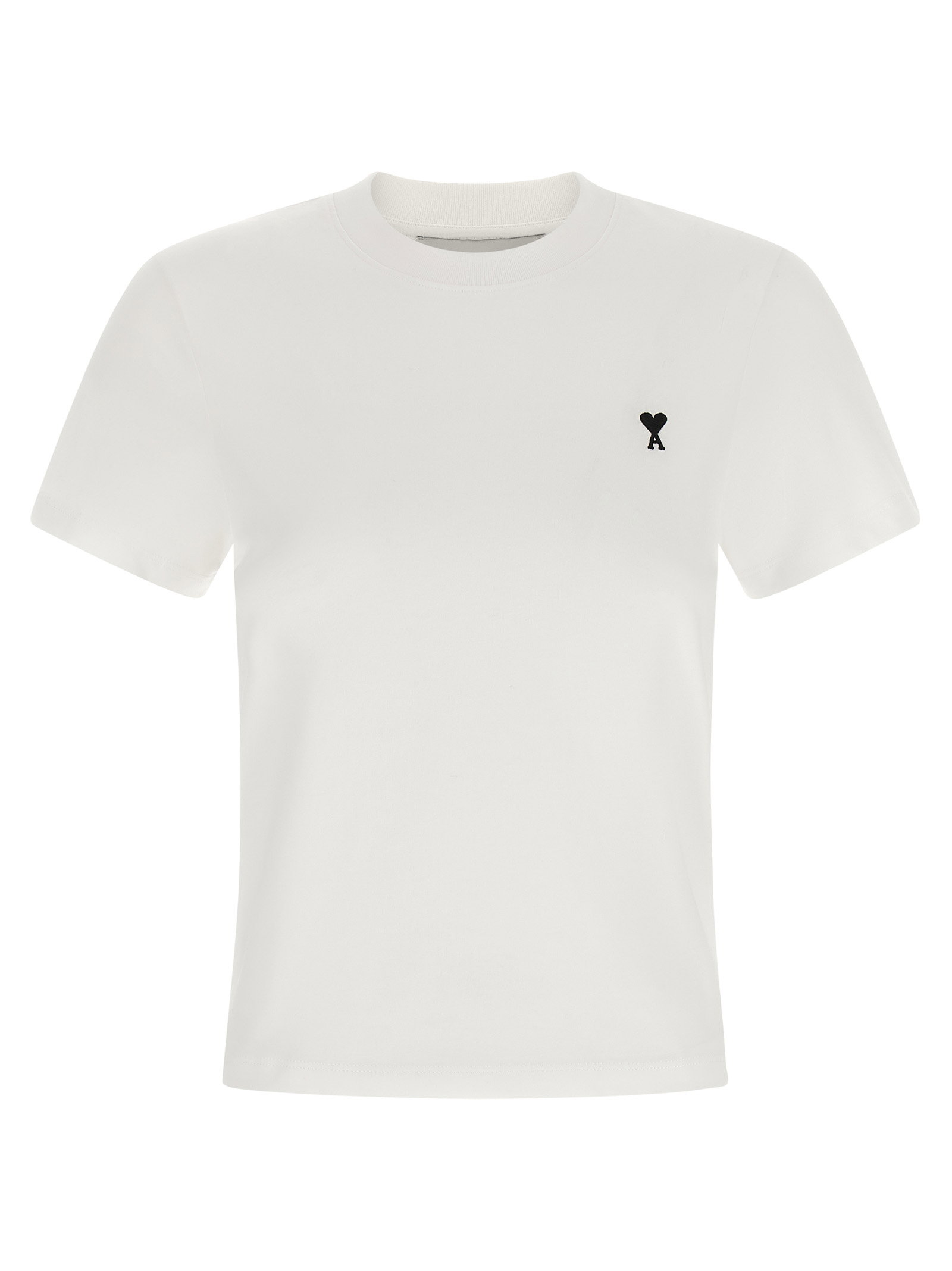 Ami Paris Ami De Coeur Cropped T-shirt