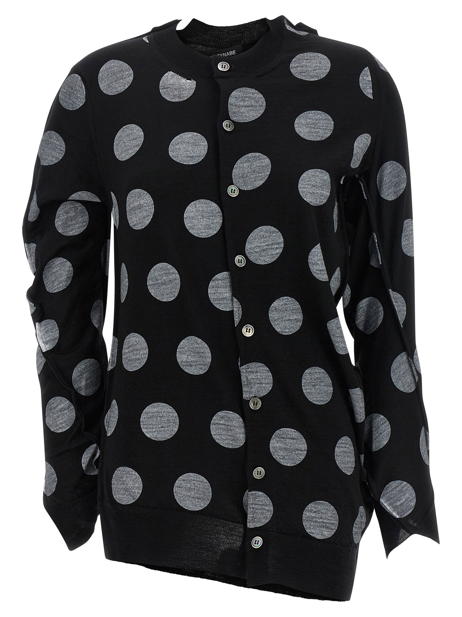Junya Watanabe Polka Dot Maxi Cardigan