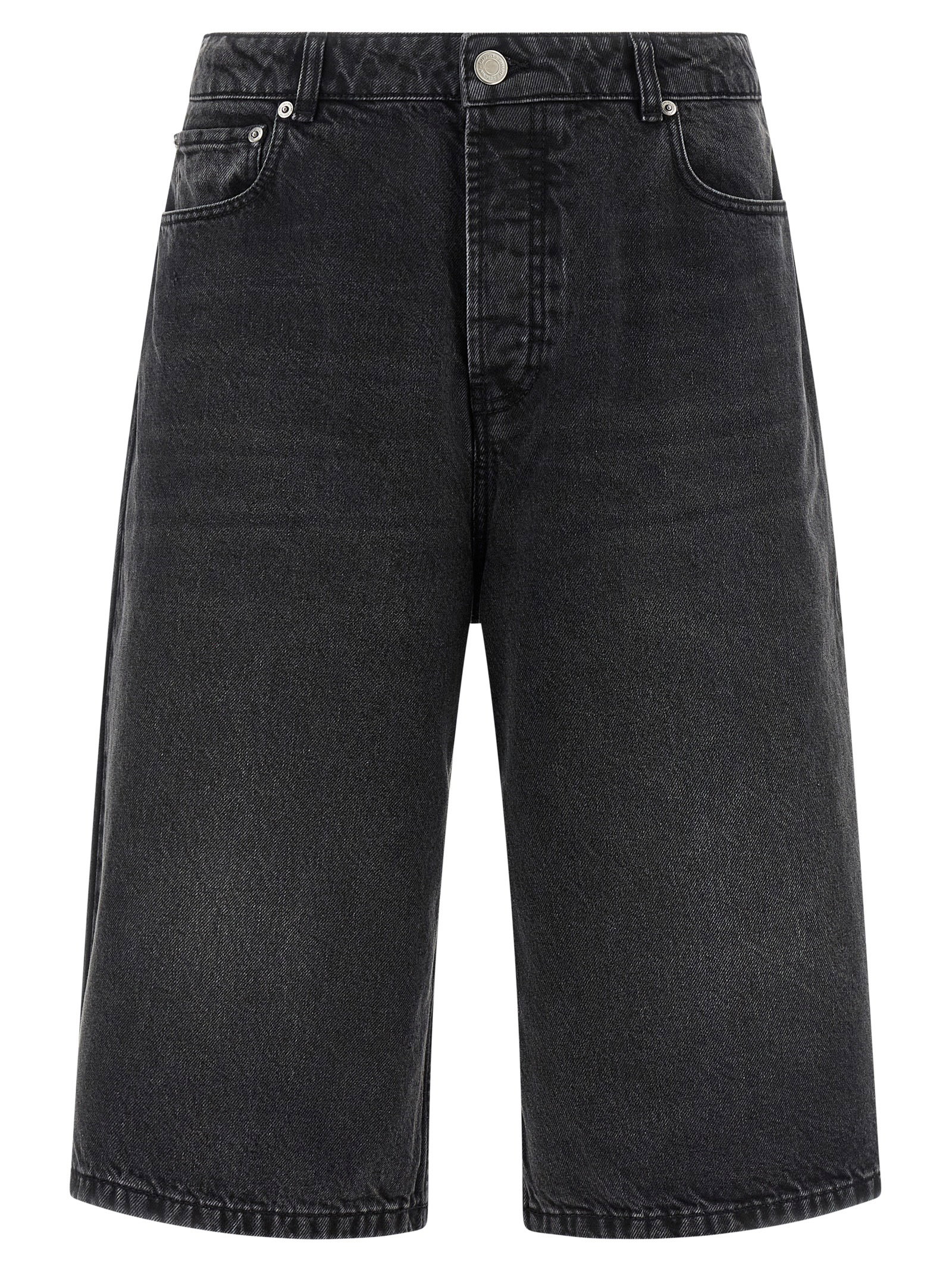 Ami Paris Denim Bermuda Shorts