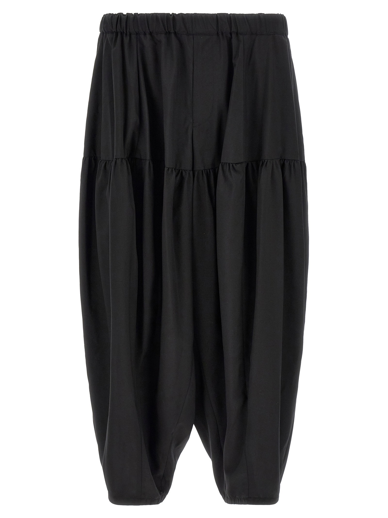 Comme Des Garcons Black Barrel Leg Pants
