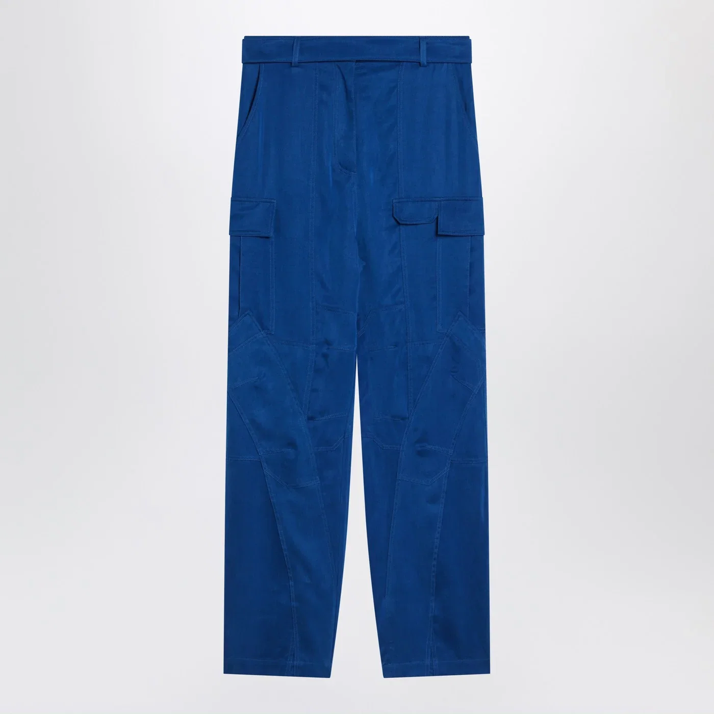 Ferragamo Electric blue cargo trousers