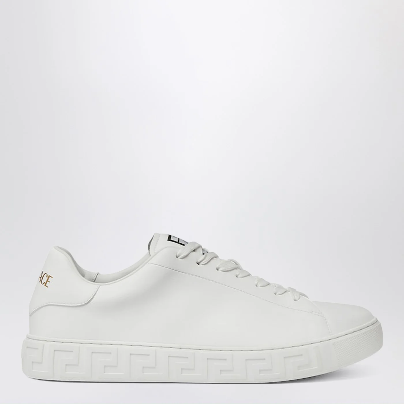 Versace White Greca nylon Sneakers