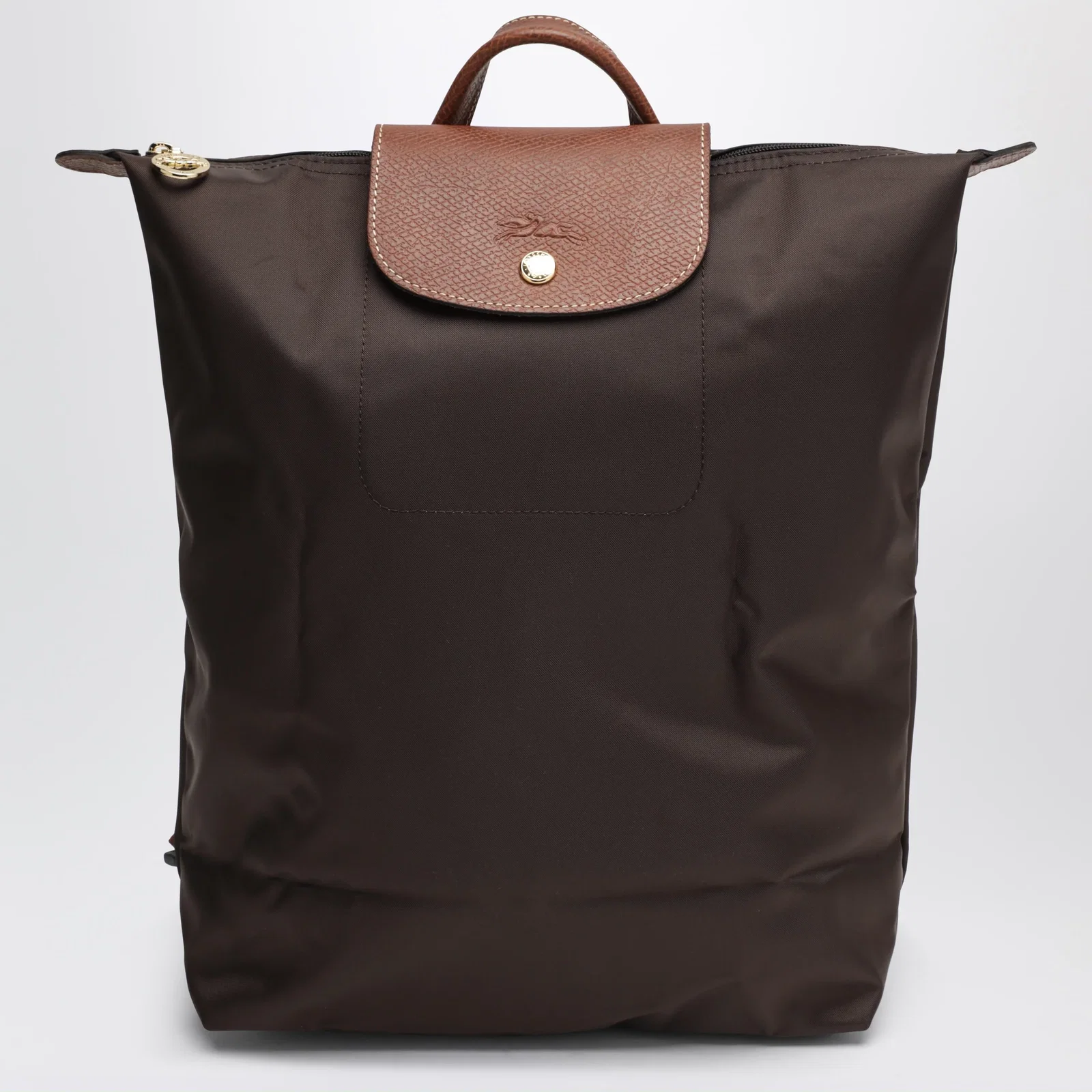 Longchamp M Le Pliage Original moka backpack