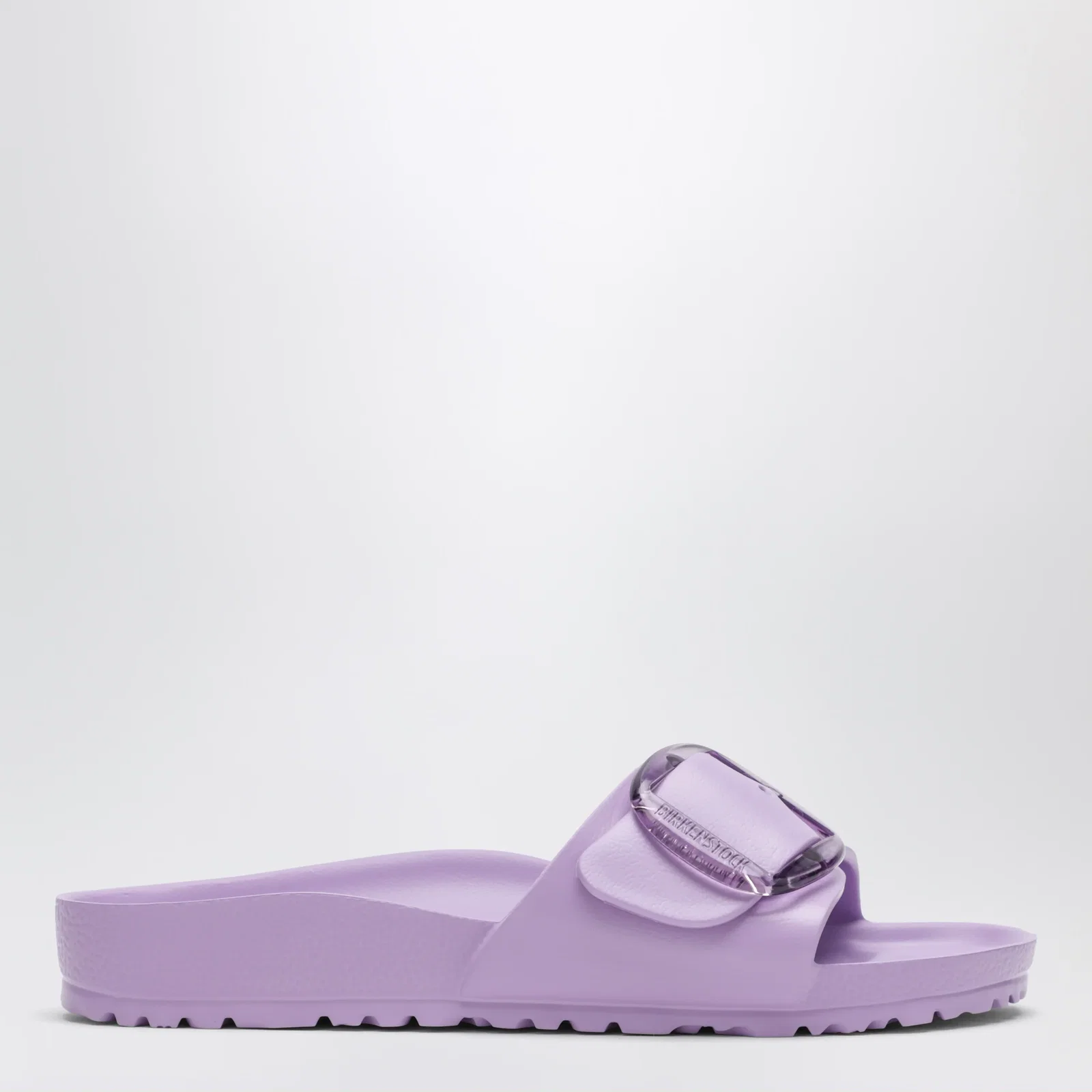 Birkenstock Madrid Big Buckle purple EVA slides